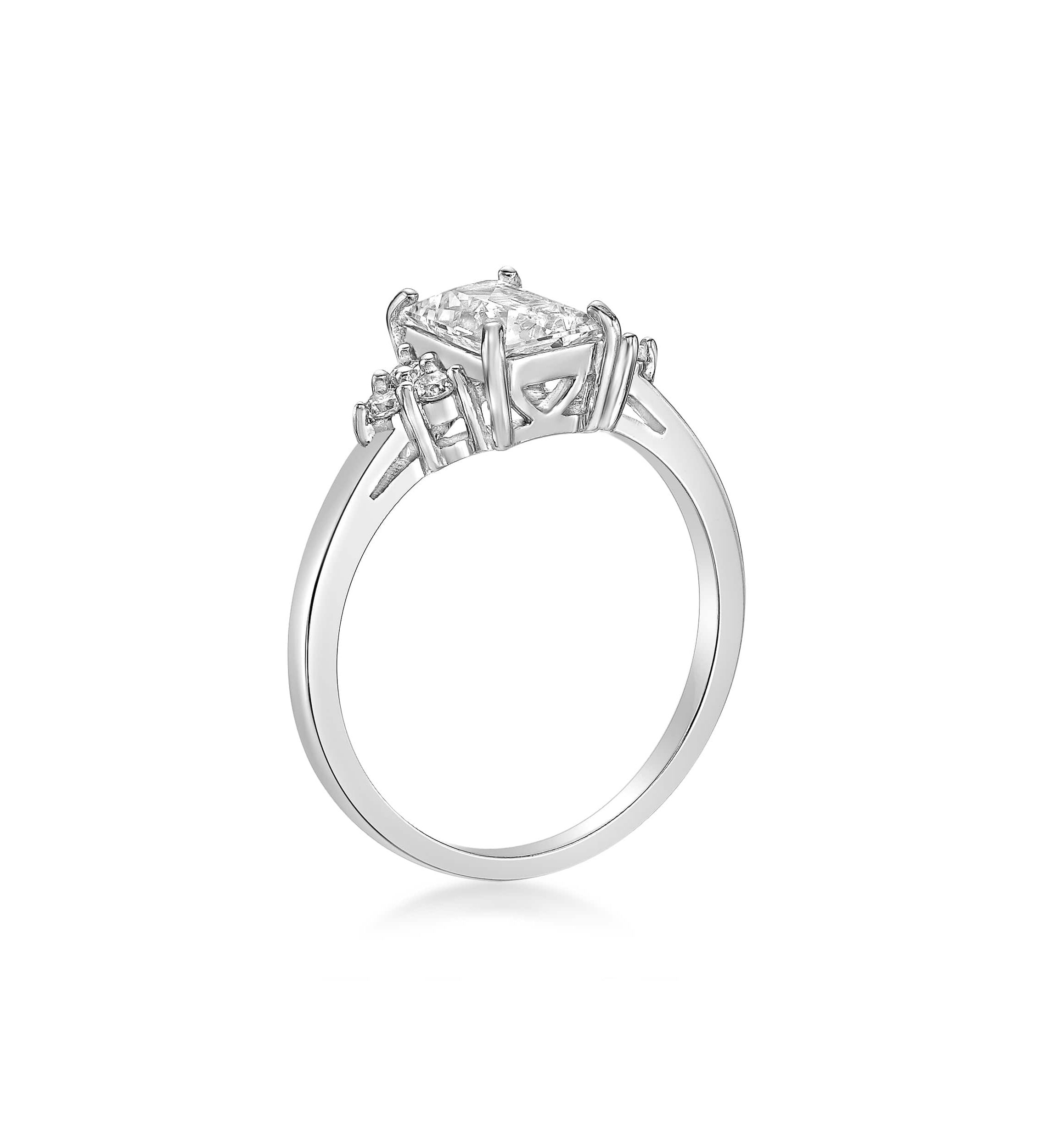 Lab Created 1 3/8 ct. t.w. Created White Sapphire Ring in Sterling Silver
