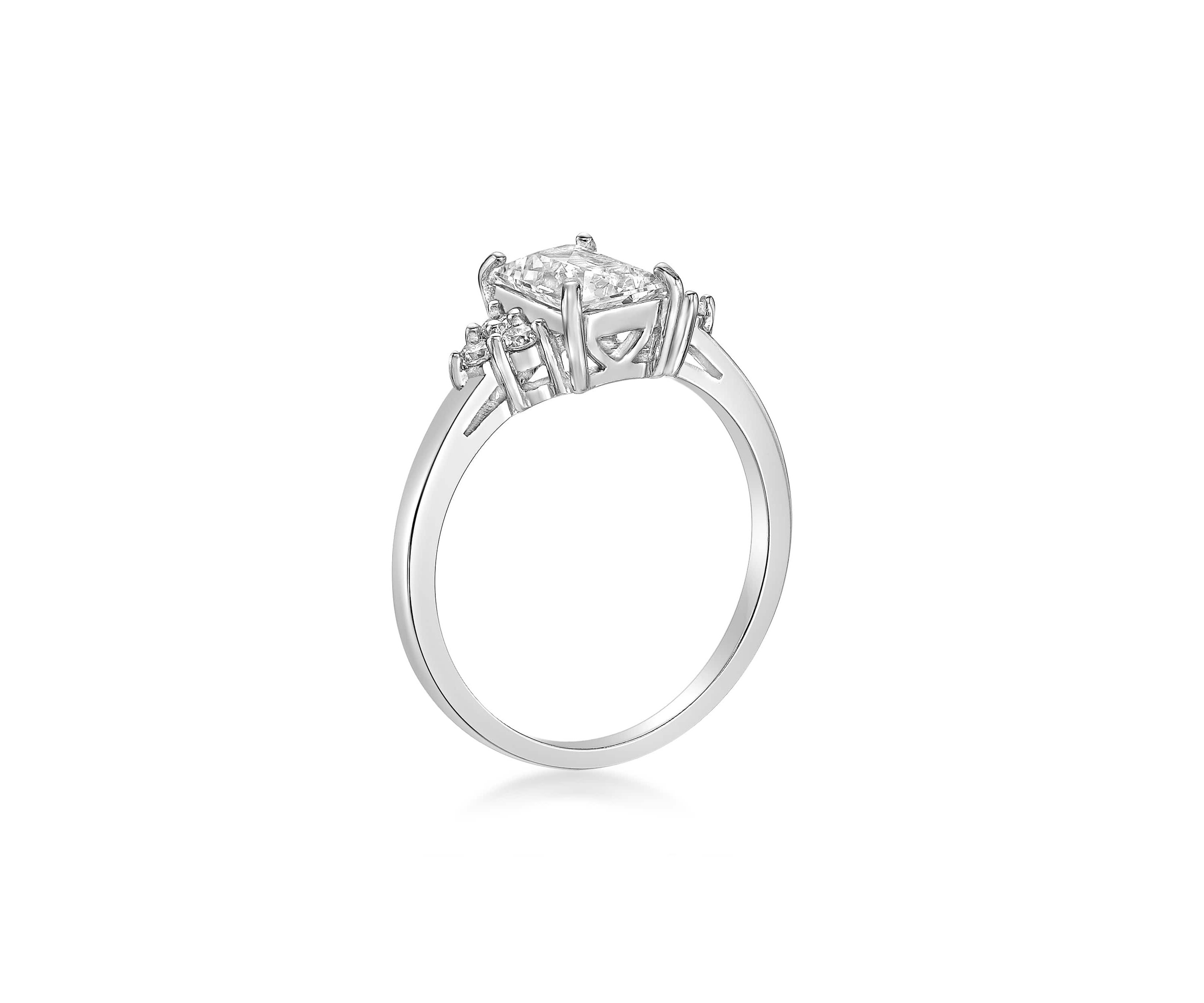 Lab Created 1 3/8 ct. t.w. Created White Sapphire Ring in Sterling Silver