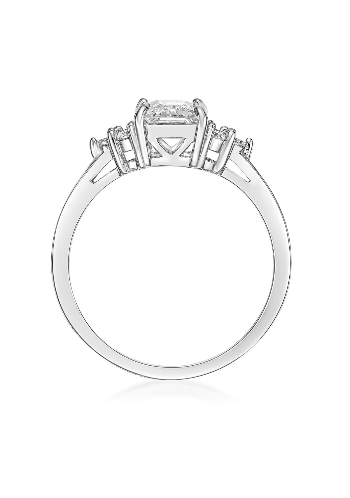 Lab Created 1 3/8 ct. t.w. Created White Sapphire Ring in Sterling Silver
