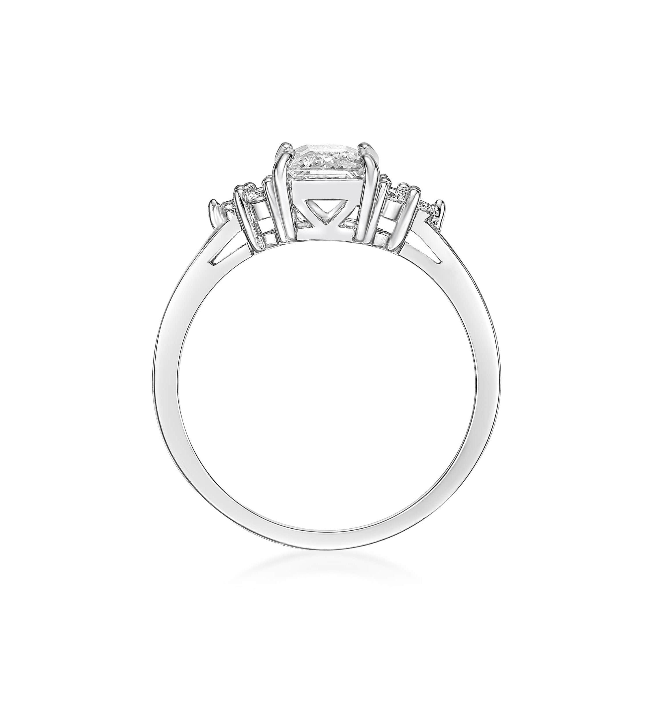Lab Created 1 3/8 ct. t.w. Created White Sapphire Ring in Sterling Silver