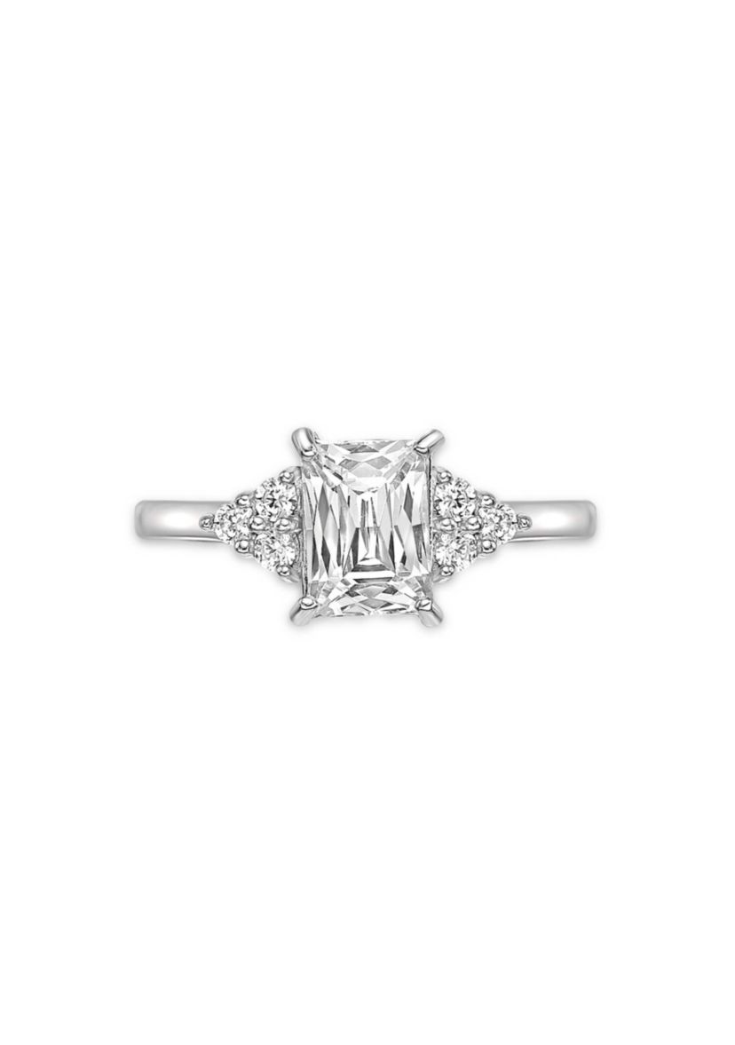 Lab Created 1 3/8 ct. t.w. Created White Sapphire Ring in Sterling Silver