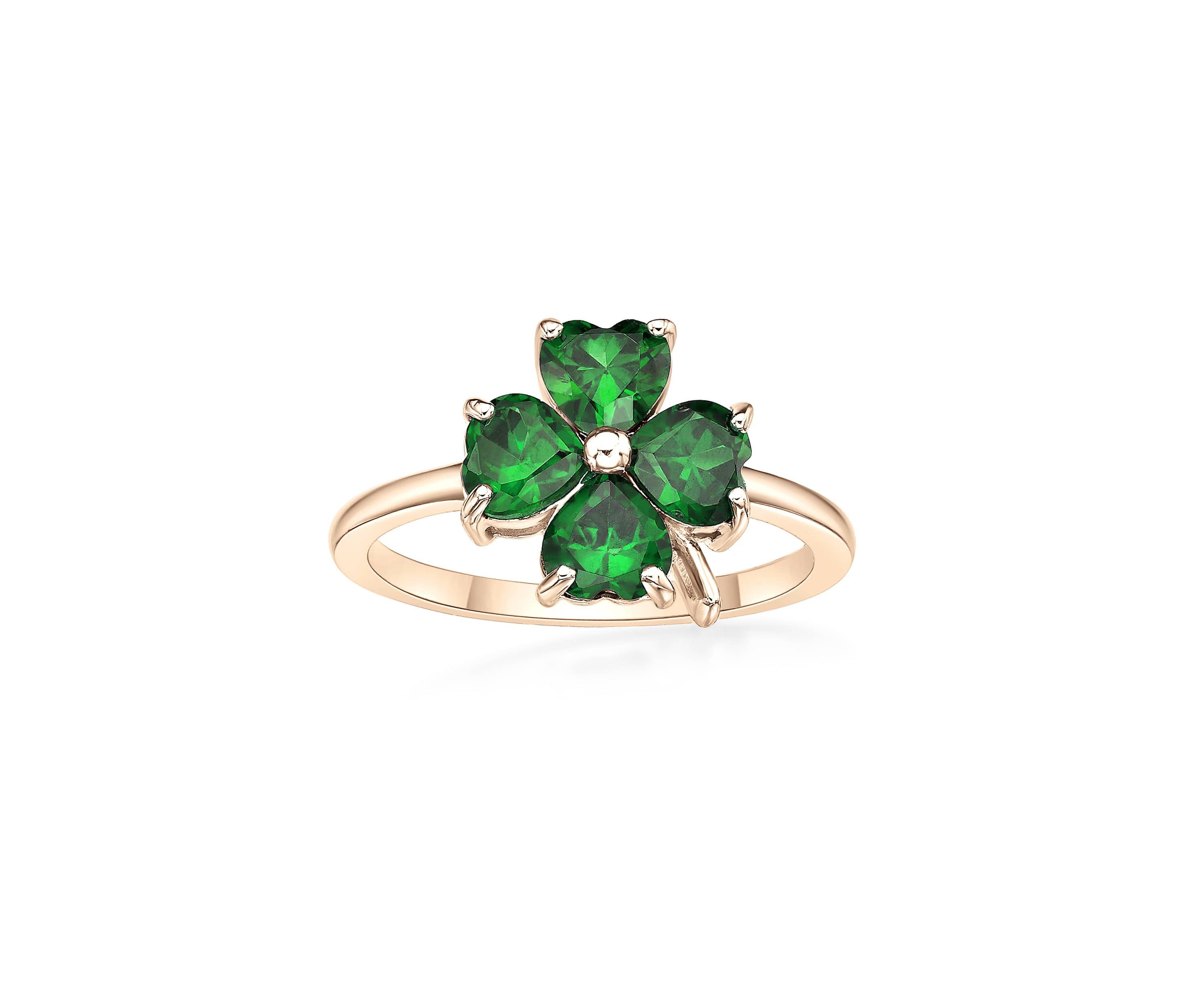 Lab Created 2 ct. t.w. Created Emerald Ring in 2 Micron Gold Plated Sterling Silver