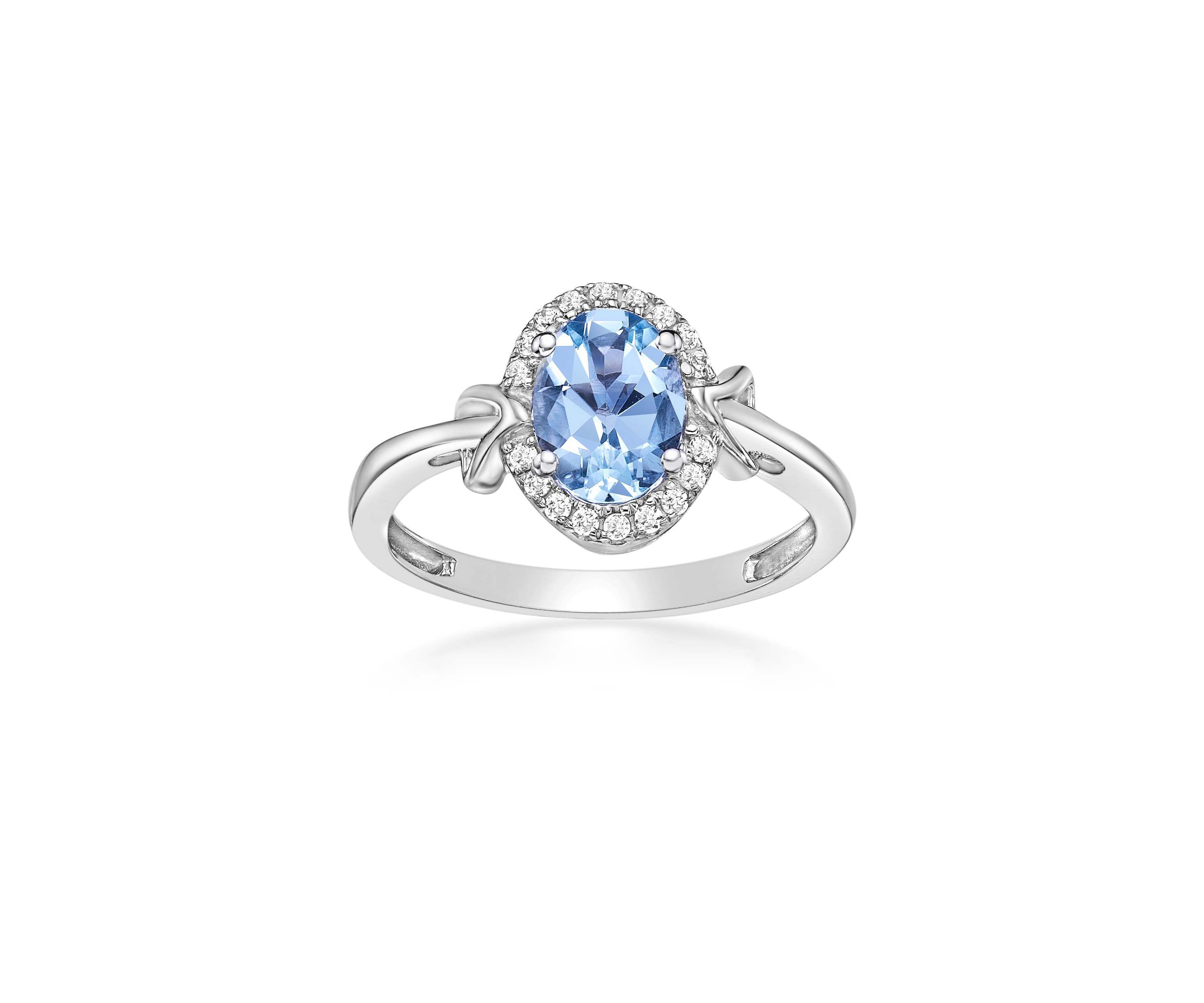 1.1 ct. t.w. Morganite and 0.11 ct. t.w. Diamond Ring in 10K Rose Gold