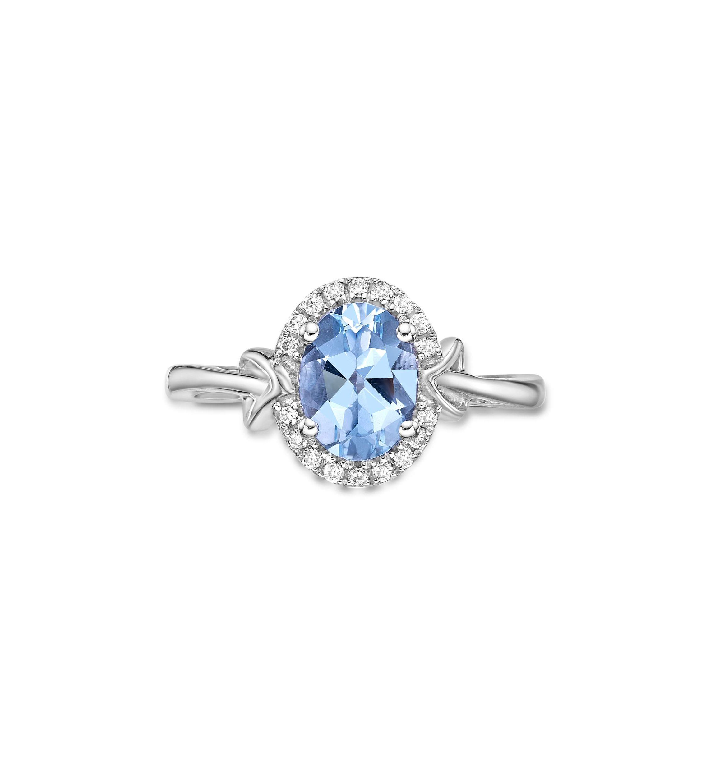 1.1 ct. t.w. Morganite and 0.11 ct. t.w. Diamond Ring in 10K Rose Gold