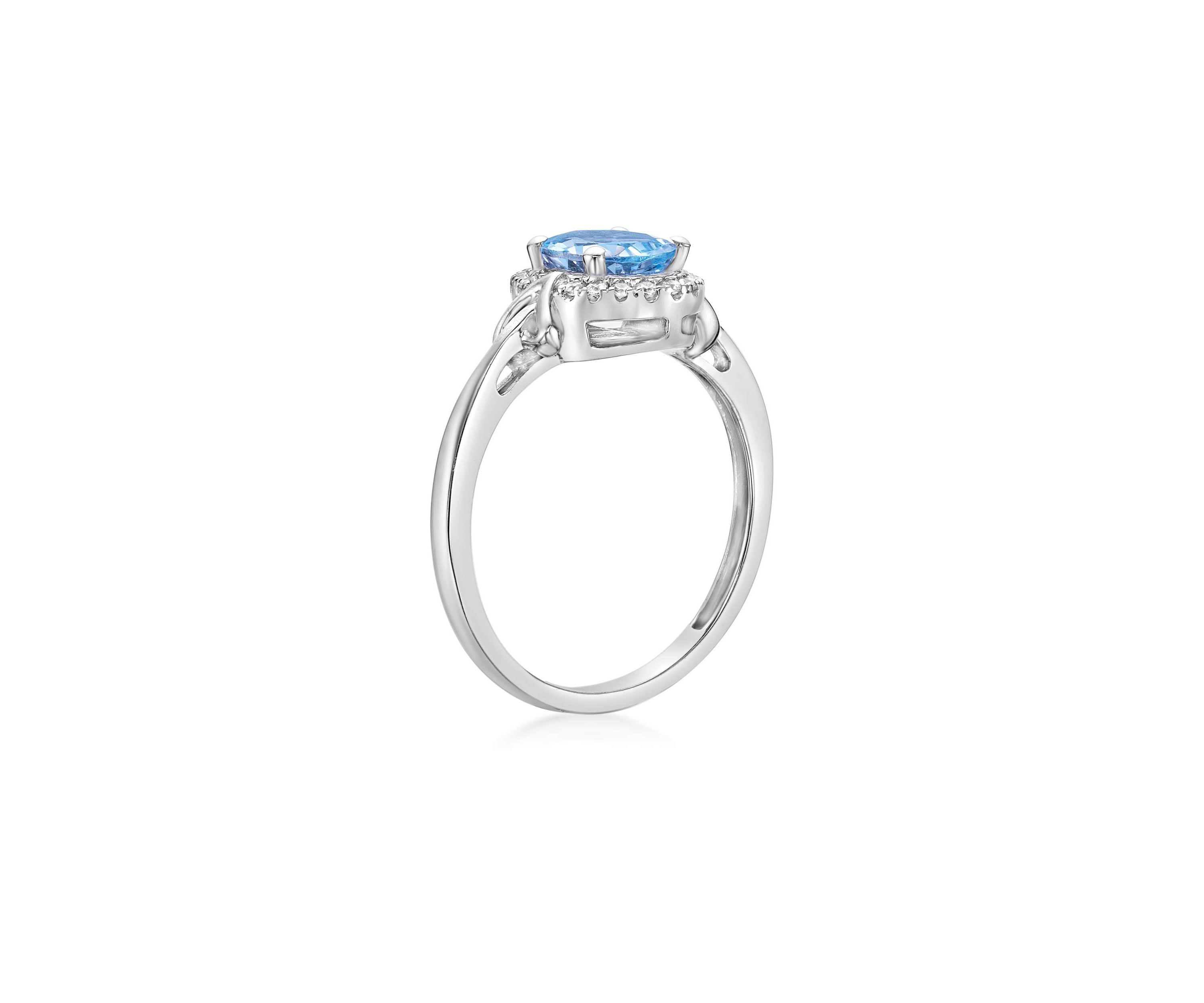 1.1 ct. t.w. Morganite and 0.11 ct. t.w. Diamond Ring in 10K Rose Gold