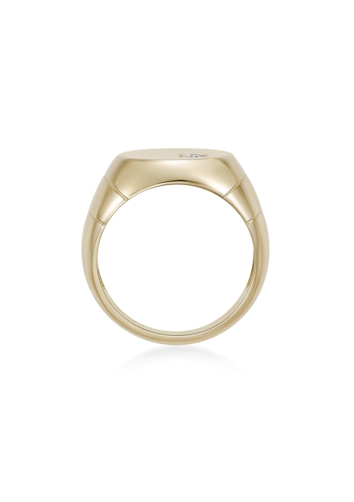 Lab Created Gemminded Lab-Grown Diamond Accent Ring in 18k Gold Over Silver