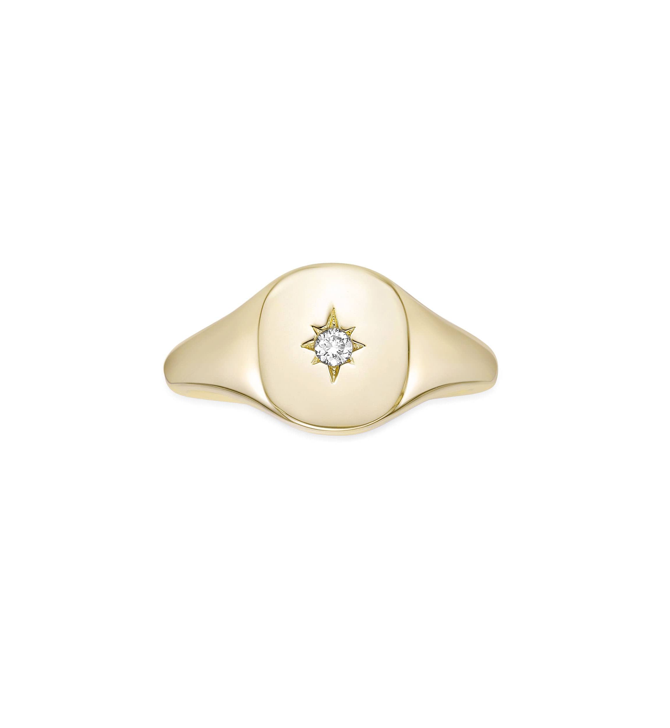 Lab Created Gemminded Lab-Grown Diamond Accent Ring in 18k Gold Over Silver