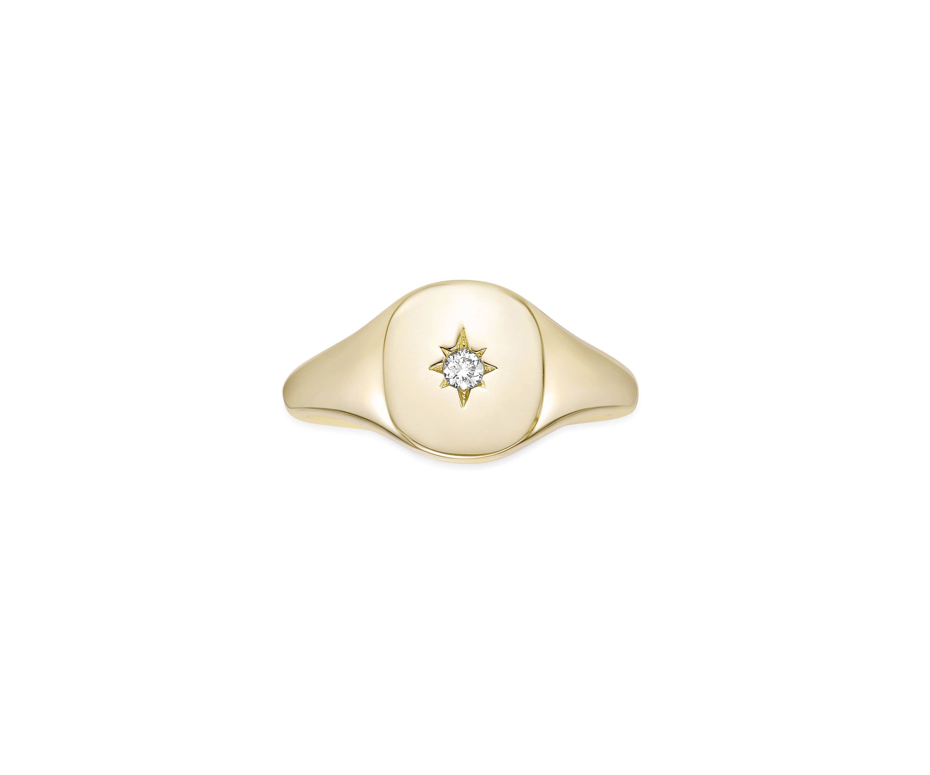 Lab Created Gemminded Lab-Grown Diamond Accent Ring in 18k Gold Over Silver