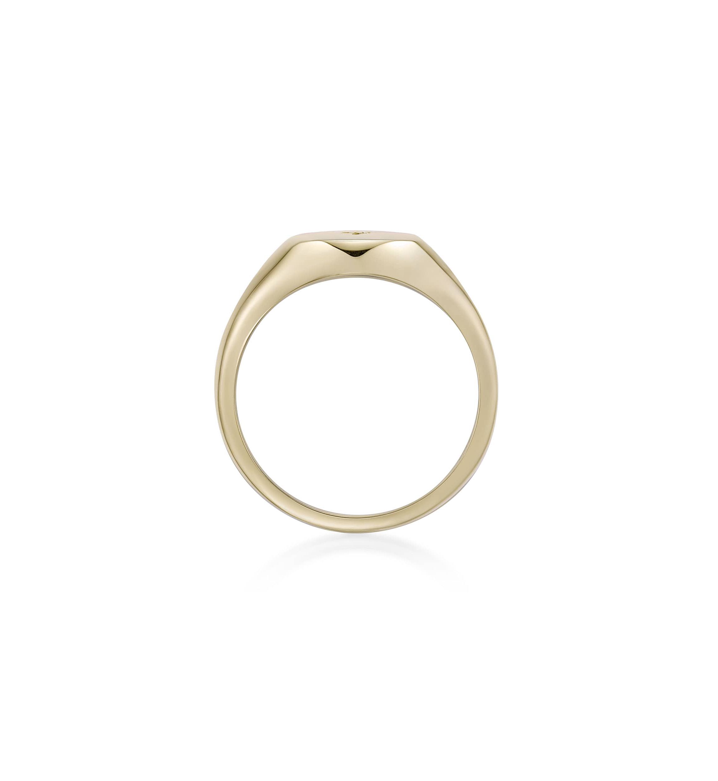 Lab Created Gemminded Lab-Grown Diamond Accent Ring in 18k Gold Over Silver