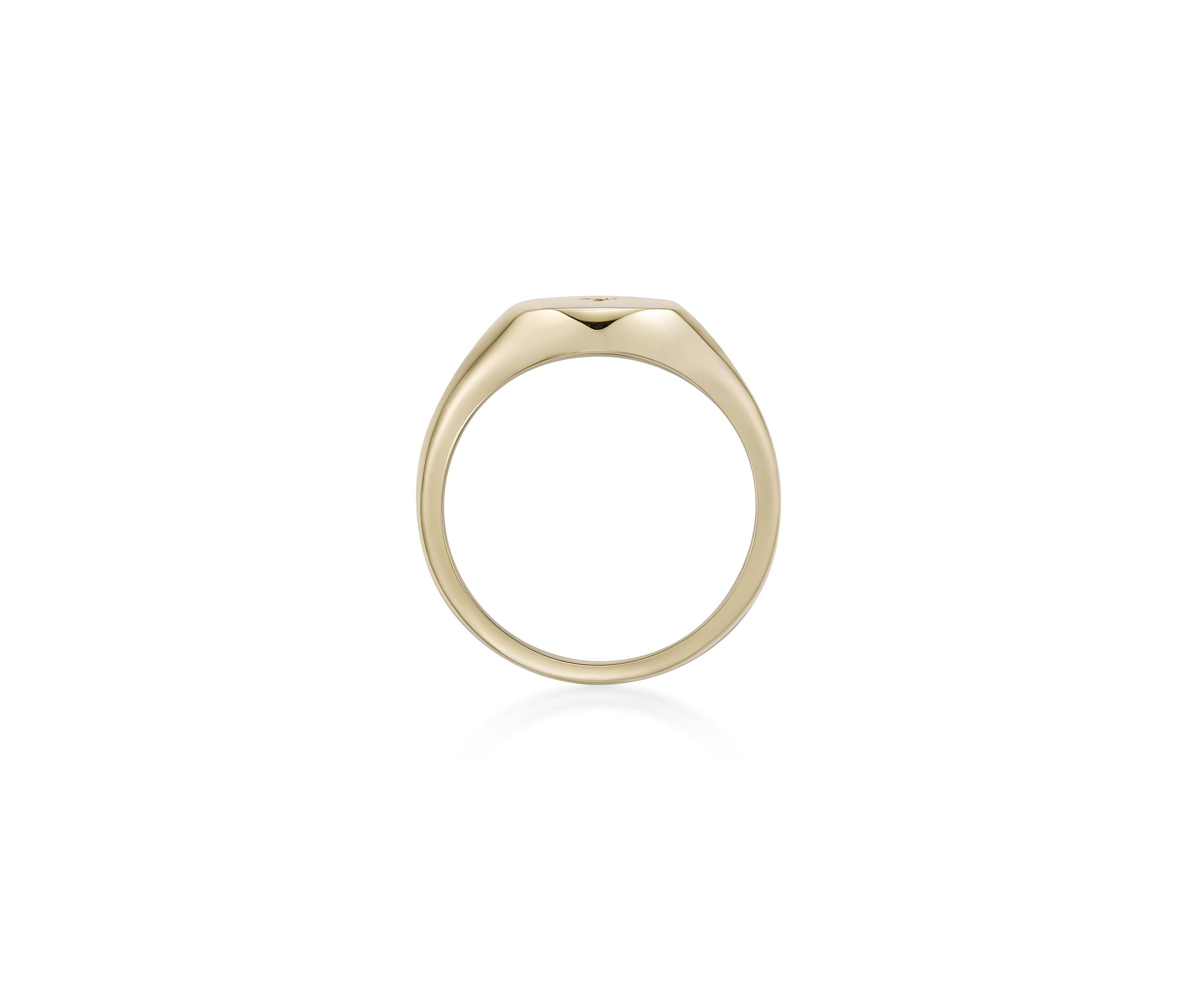 Lab Created Gemminded Lab-Grown Diamond Accent Ring in 18k Gold Over Silver
