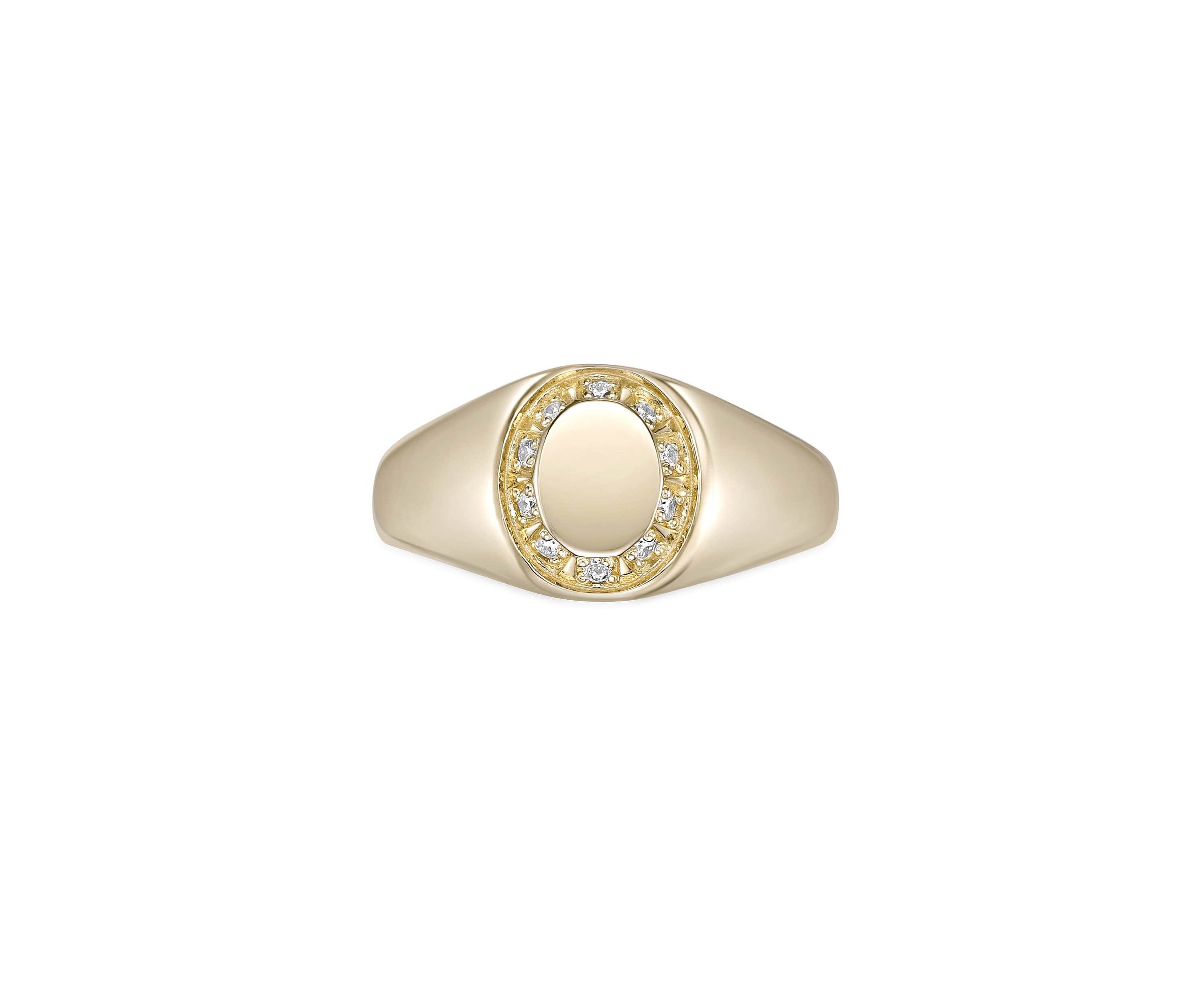 Lab Created Gemminded 1/10 ct. t.w. Lab-Grown Diamond Ring in 18k Gold Over Silver