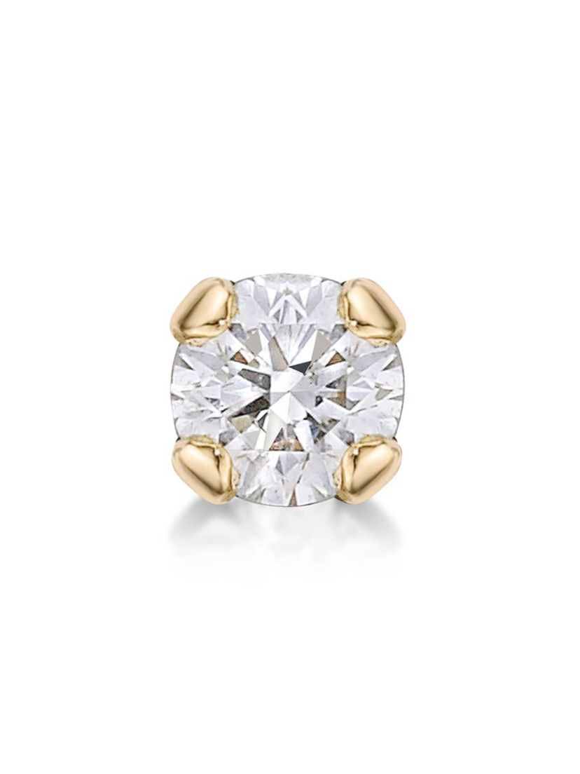 Lila Moon Diamond Accent Nose Stud in 14K Gold