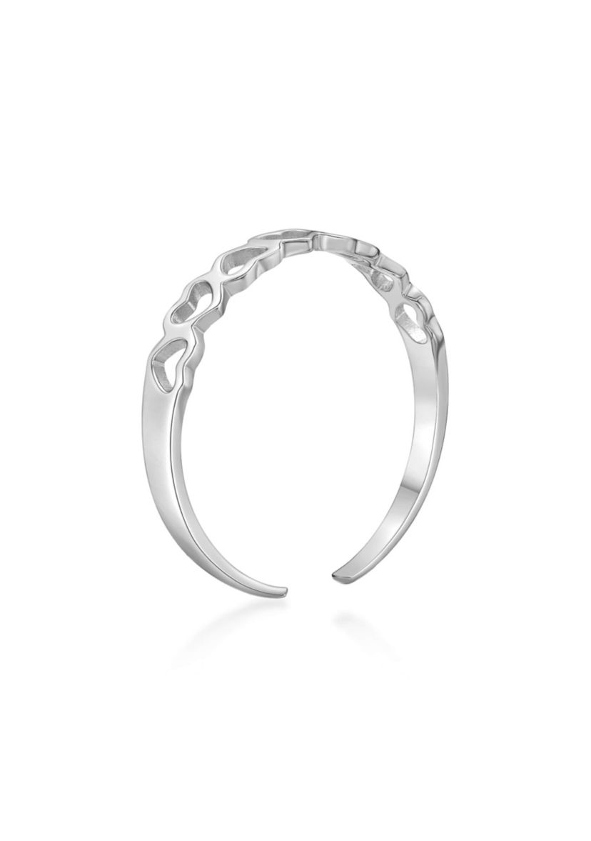 Lila Moon Open Hearts Adjustable Toe Ring in 10K Gold