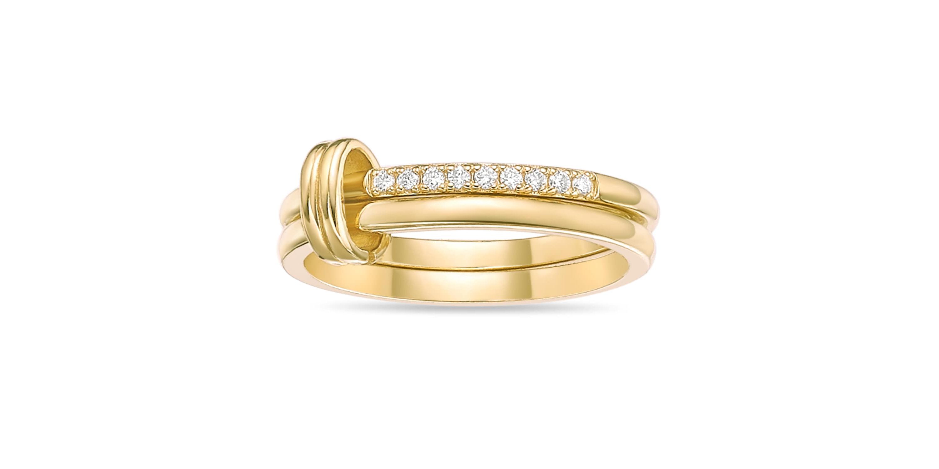 Lab Created Gemminded 7/8 ct. t.w. Lab-Grown Diamond Ring in 18k Gold Over Silver
