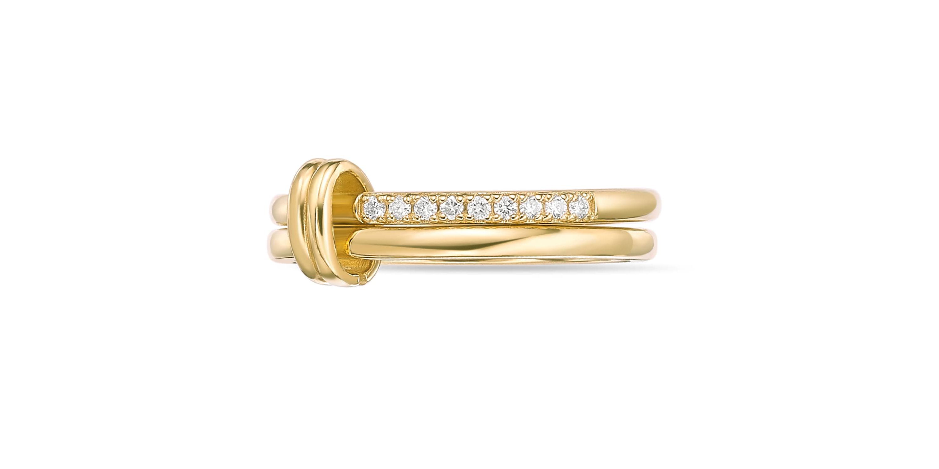 Lab Created Gemminded 7/8 ct. t.w. Lab-Grown Diamond Ring in 18k Gold Over Silver