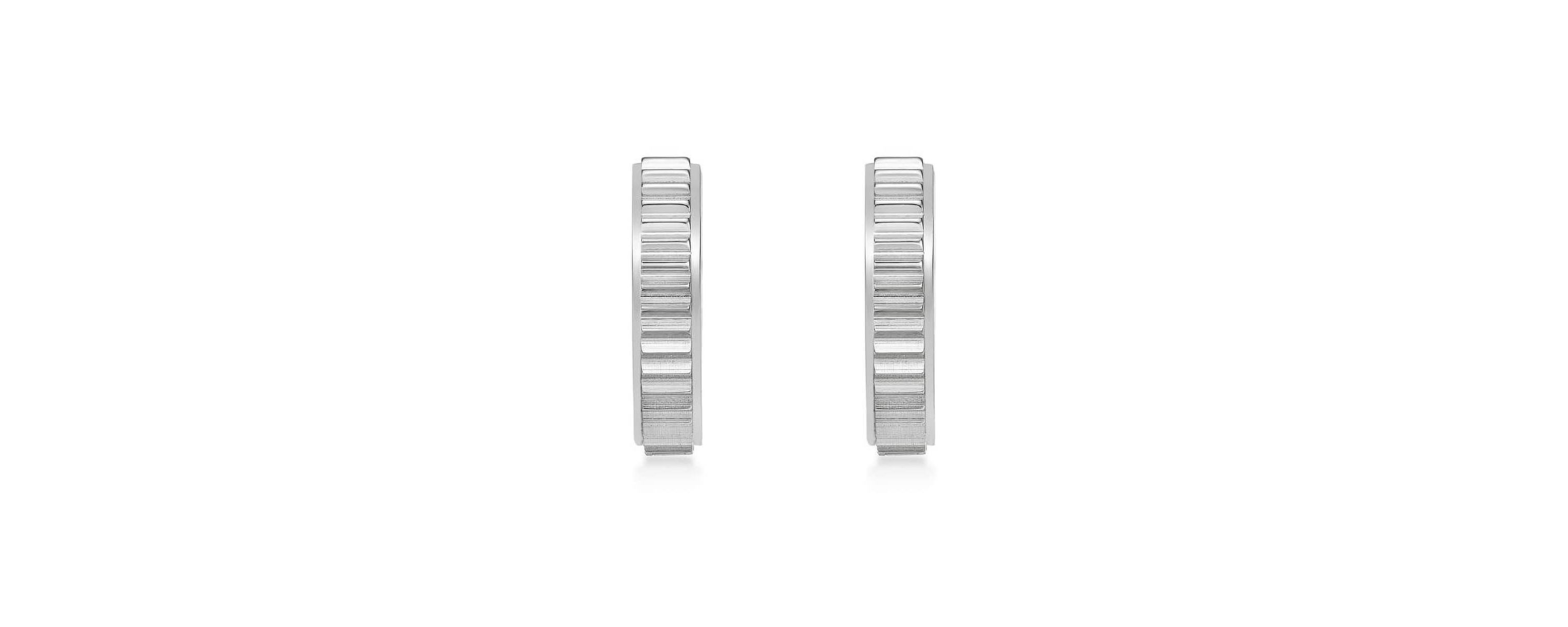 Hoop Earrings in Ion Plated Stainless Steel