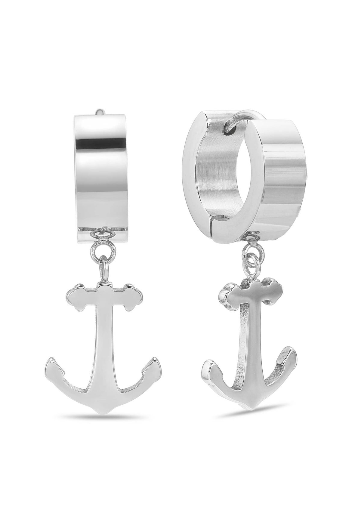 Anchor Earrings in Ion Plated Stainless Steel