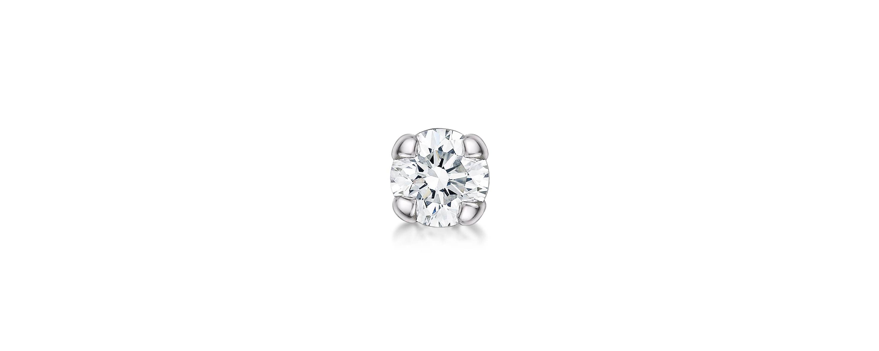 Lab Created Lila Moon Lab-Grown Diamond Accent Nose Stud in 14K Gold