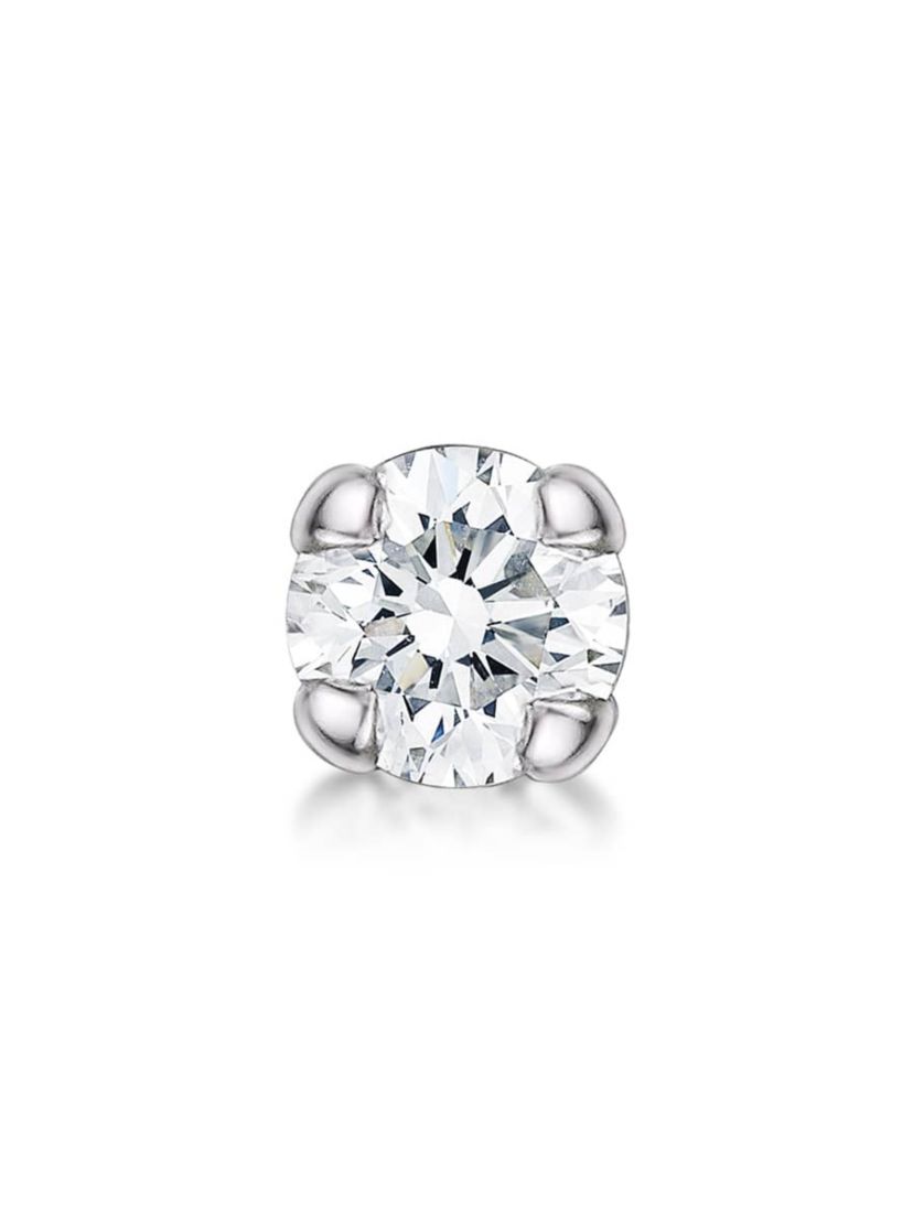 Lab Created Lila Moon Lab-Grown Diamond Accent Nose Stud in 14K Gold