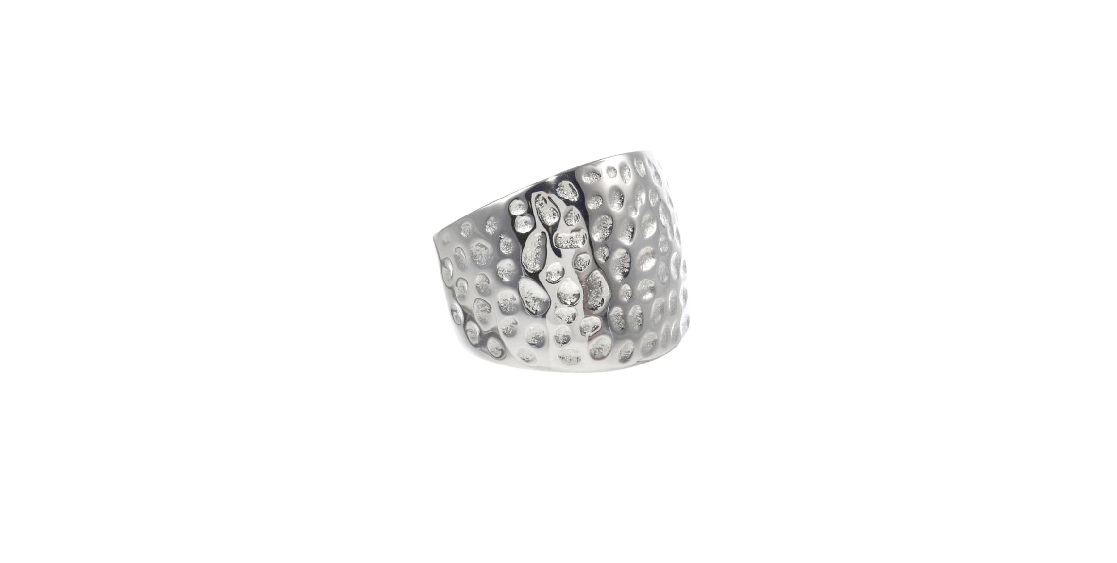 Stainless Steel Textured Ring