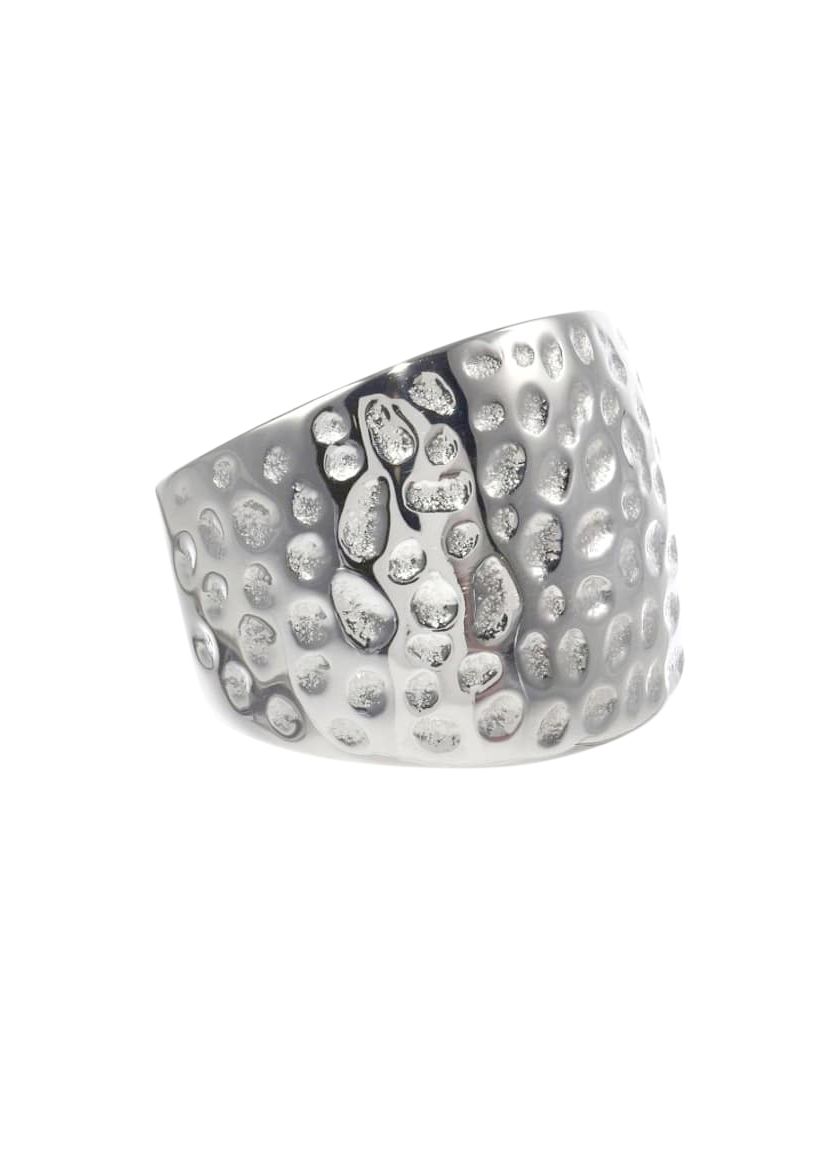 Stainless Steel Textured Ring