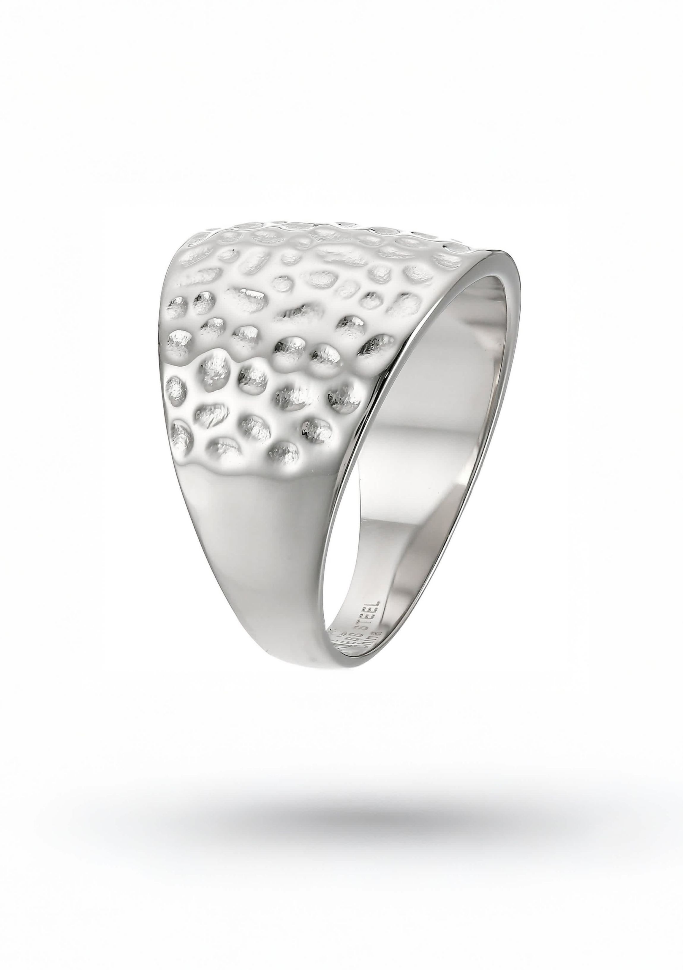 Stainless Steel Textured Ring