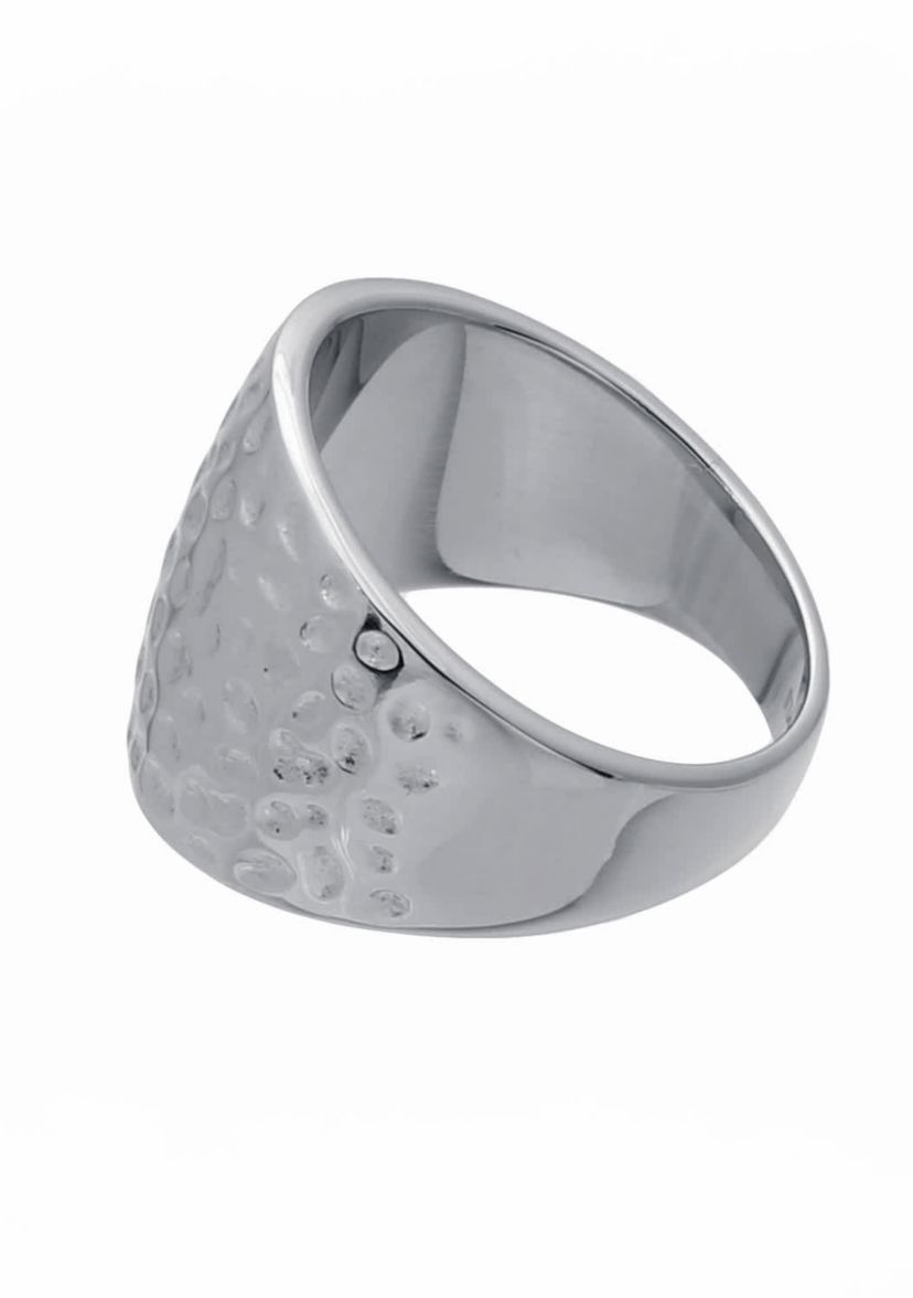 Stainless Steel Textured Ring