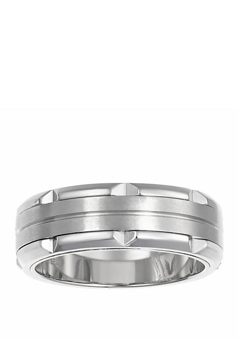 Belk & Co. Mens Stainless Steel Ring