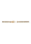 Stainless Steel 5 Millimeter Foxtail Chain Necklace with Two-Tone Gold Tone Ion Plating, 24 Inch