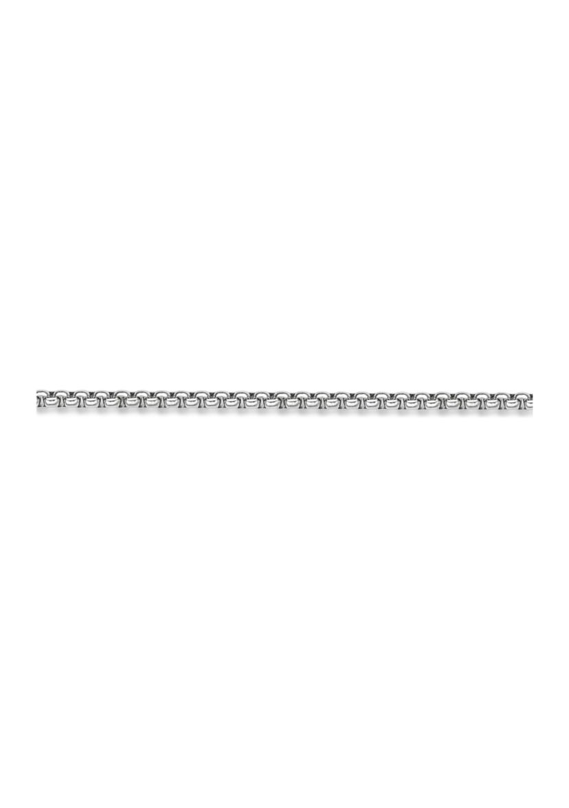Stainless Steel 4 Millimeter Round Box Chain Necklace, 24 Inch