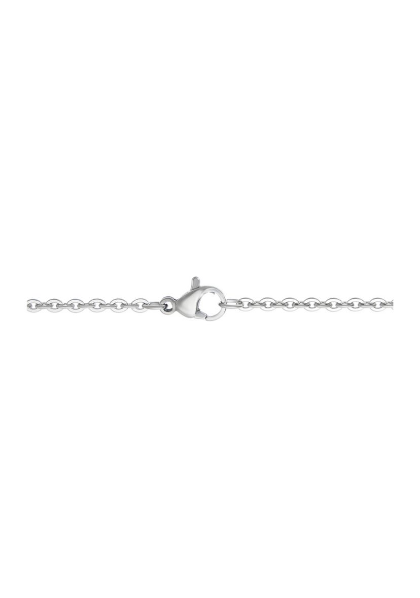 Stainless Steel 2.5 Millimeter Rolo Chain Necklace, 24 Inch