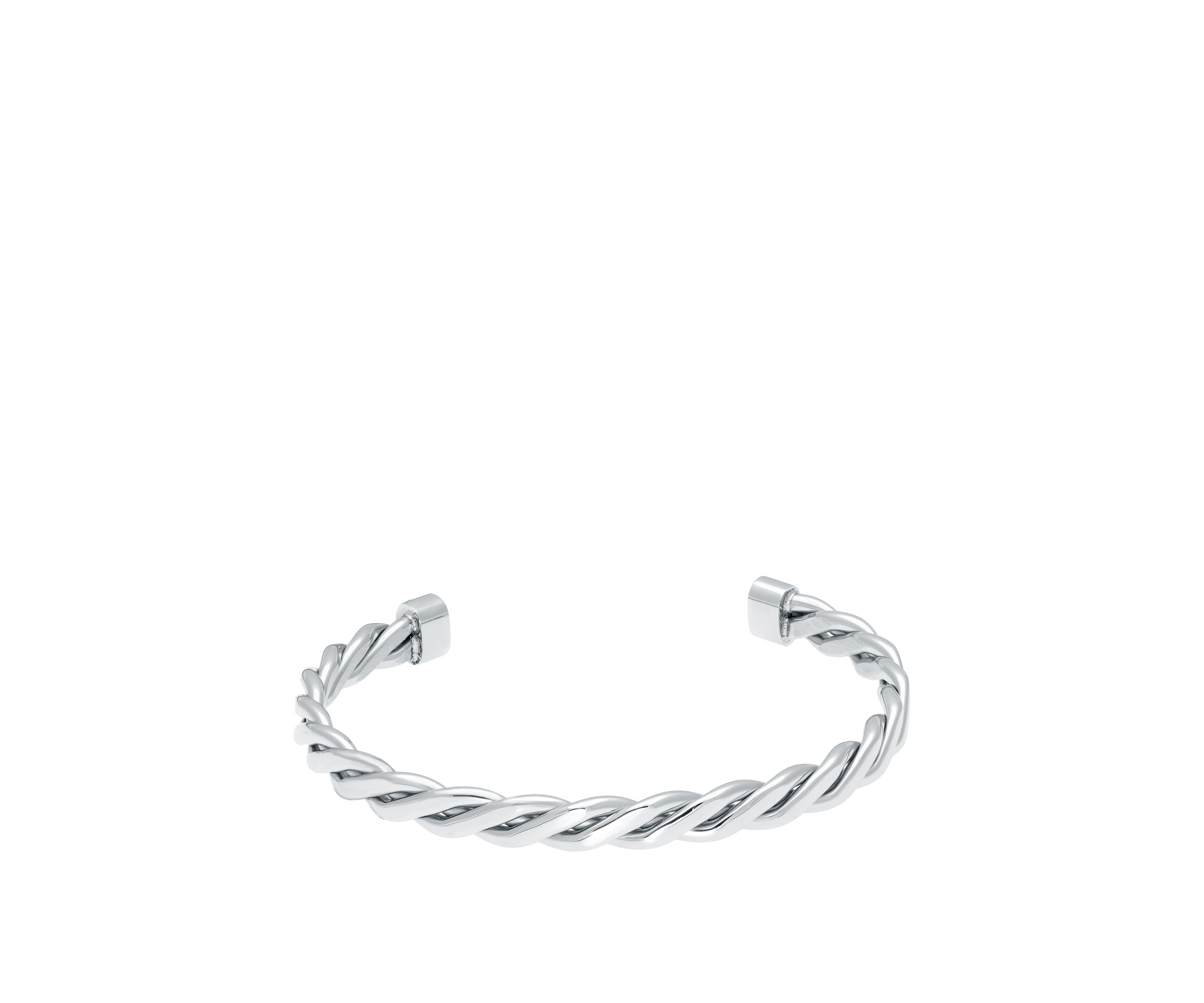 Stainless Steel Twisted Cuff Bangle