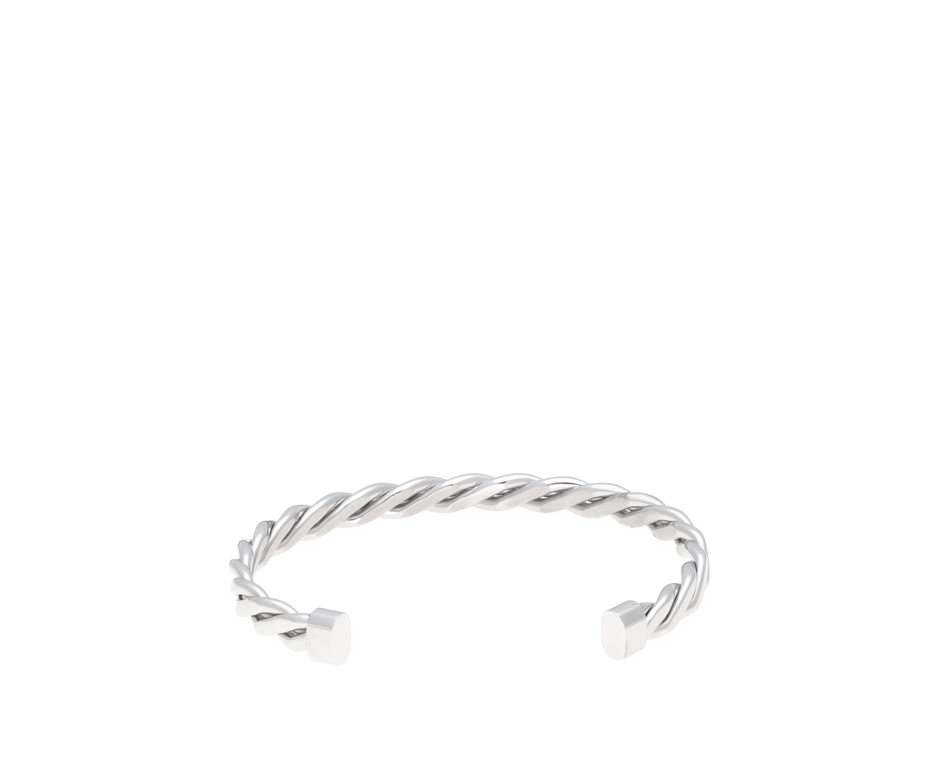 Stainless Steel Twisted Cuff Bangle