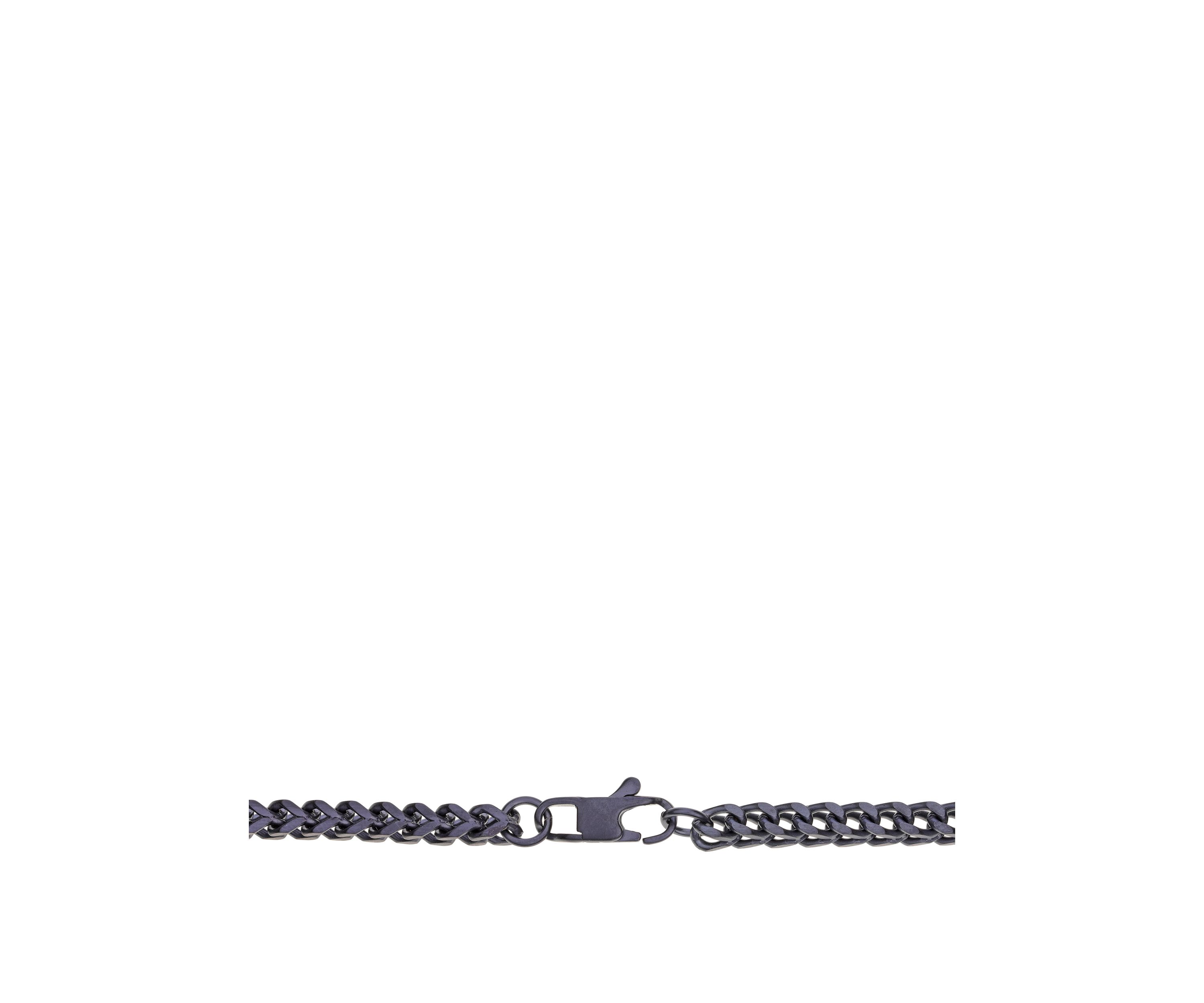 24 Inch Stainless Steel Square Wheat Necklace