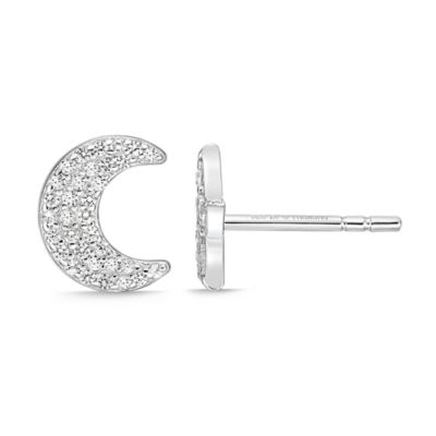 Gemminded Lab Created 1/5 ct. t.w. White Sapphire Stud Earrings in Sterling Silver