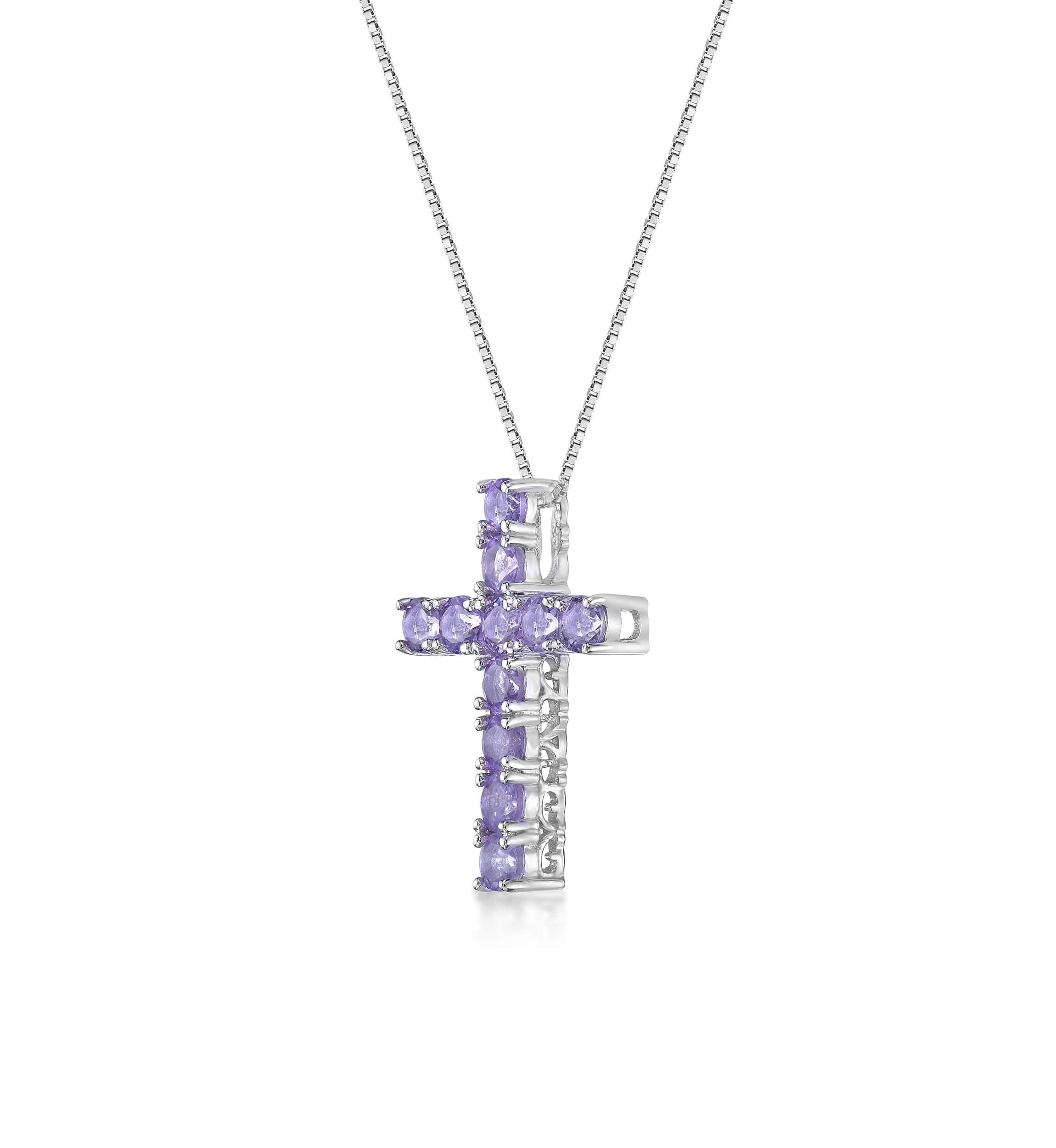 1 3/4 ct. t.w.Amethyst Pendant Necklace in Sterling Silver