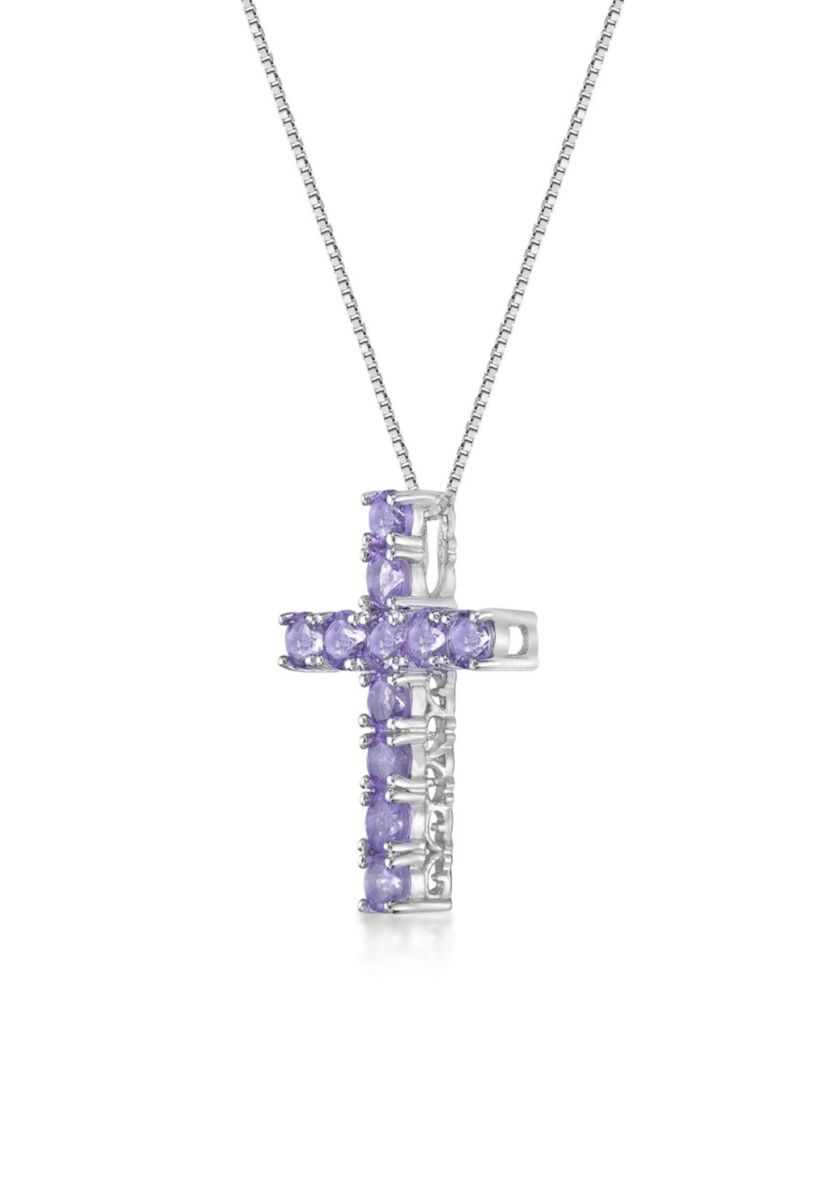 1 3/4 ct. t.w.Amethyst Pendant Necklace in Sterling Silver