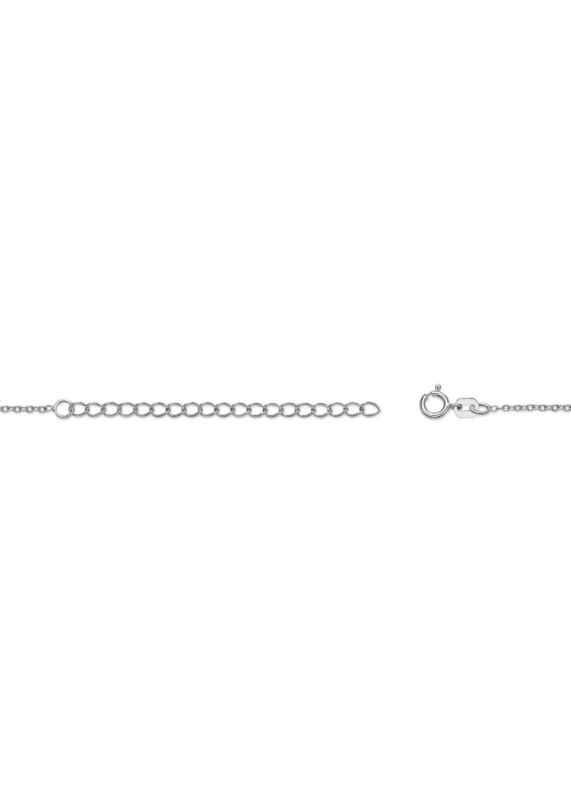 1.1 Black Onyx and 1/5 ct. t.w. Lab-created White Sapphire Pendant Necklace in Sterling Silver