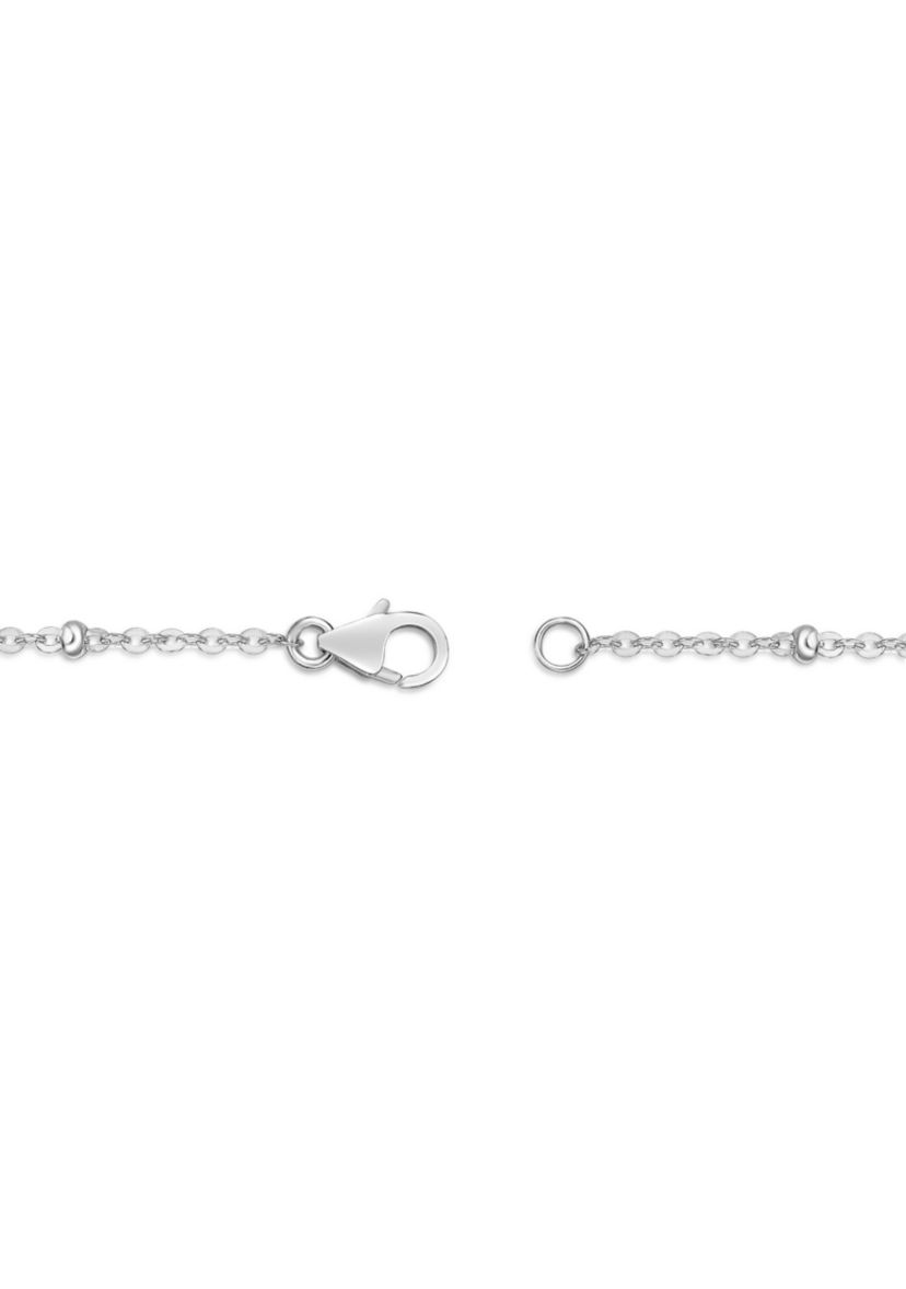 1/10 ct. t.w. White Topaz Necklace in Sterling Silver