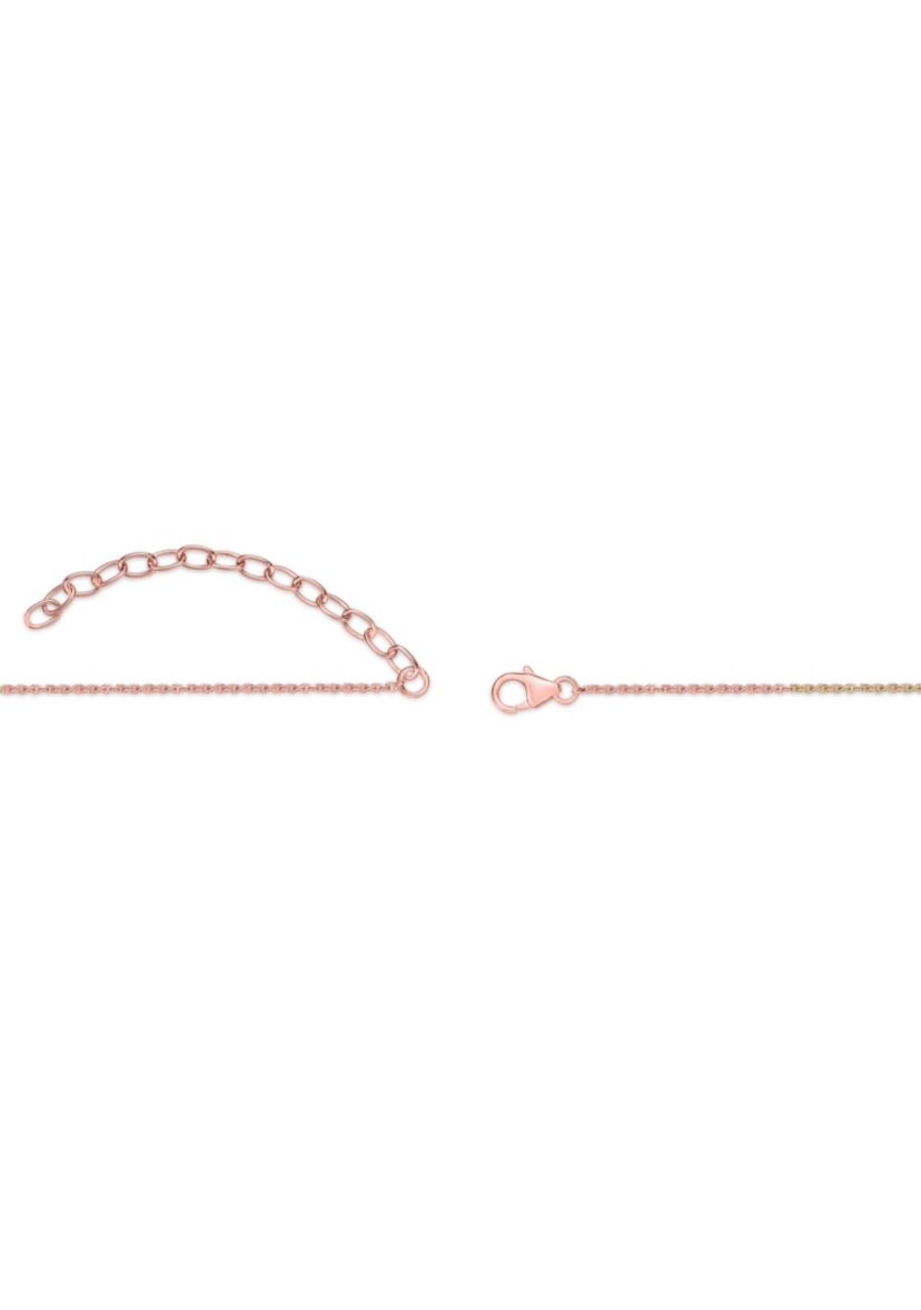 3/4 ct. t.w. Morganite and 1/10 ct. t.w. Diamond Pendant Necklace in 10K Rose Gold