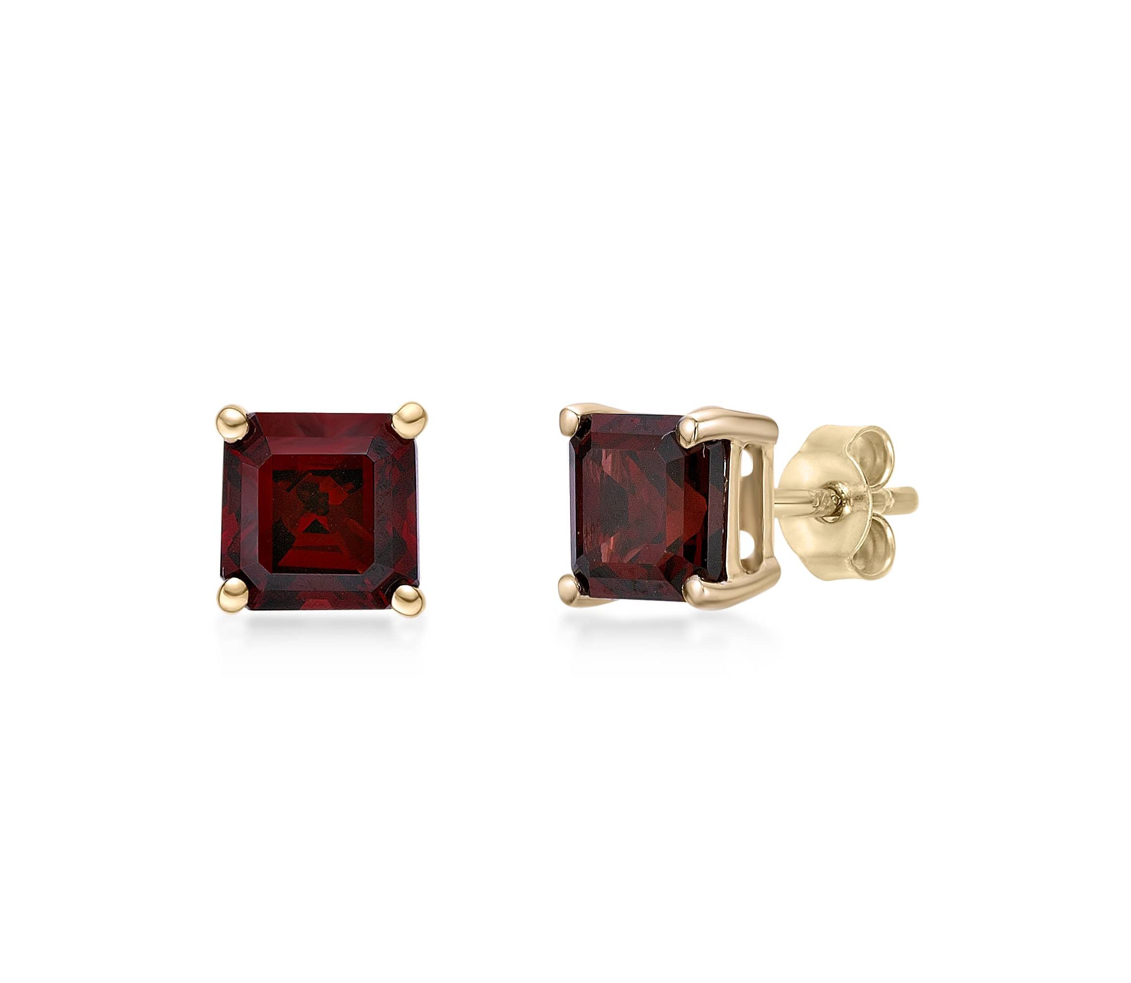 1.62 ct. t.w. Garnet Earrings in 10K Gold