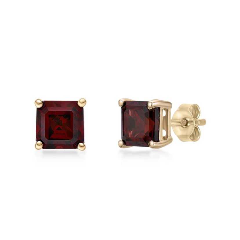 1.62 ct. t.w. Garnet Earrings in 10K Gold