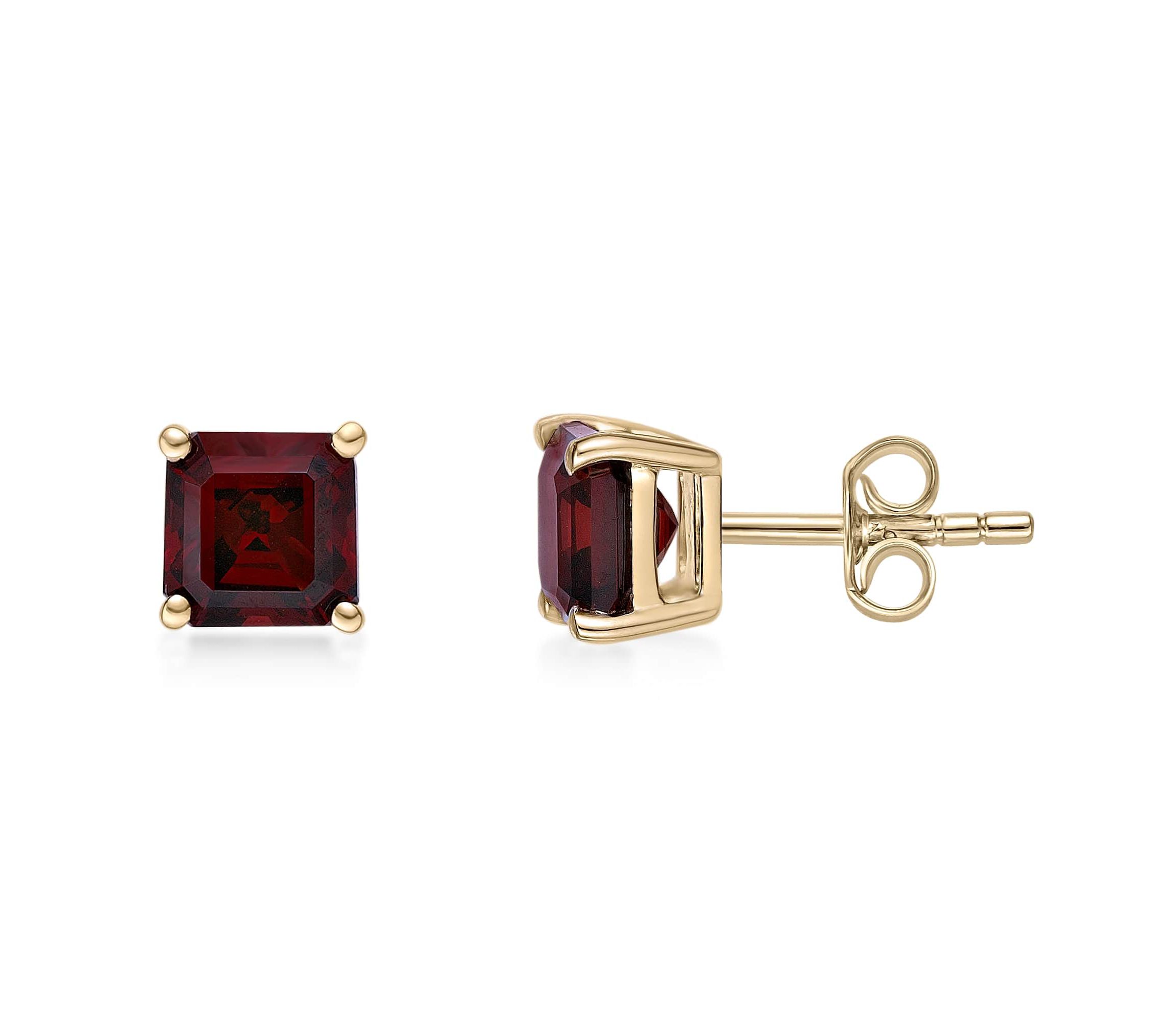 1.62 ct. t.w. Garnet Earrings in 10K Gold