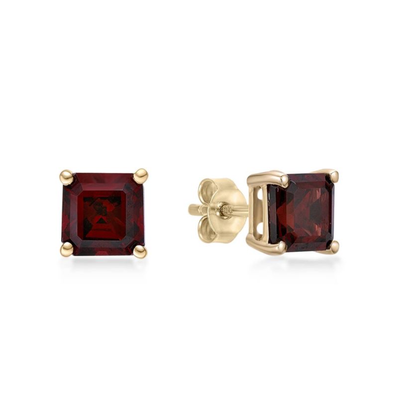 1.62 ct. t.w. Garnet Earrings in 10K Gold