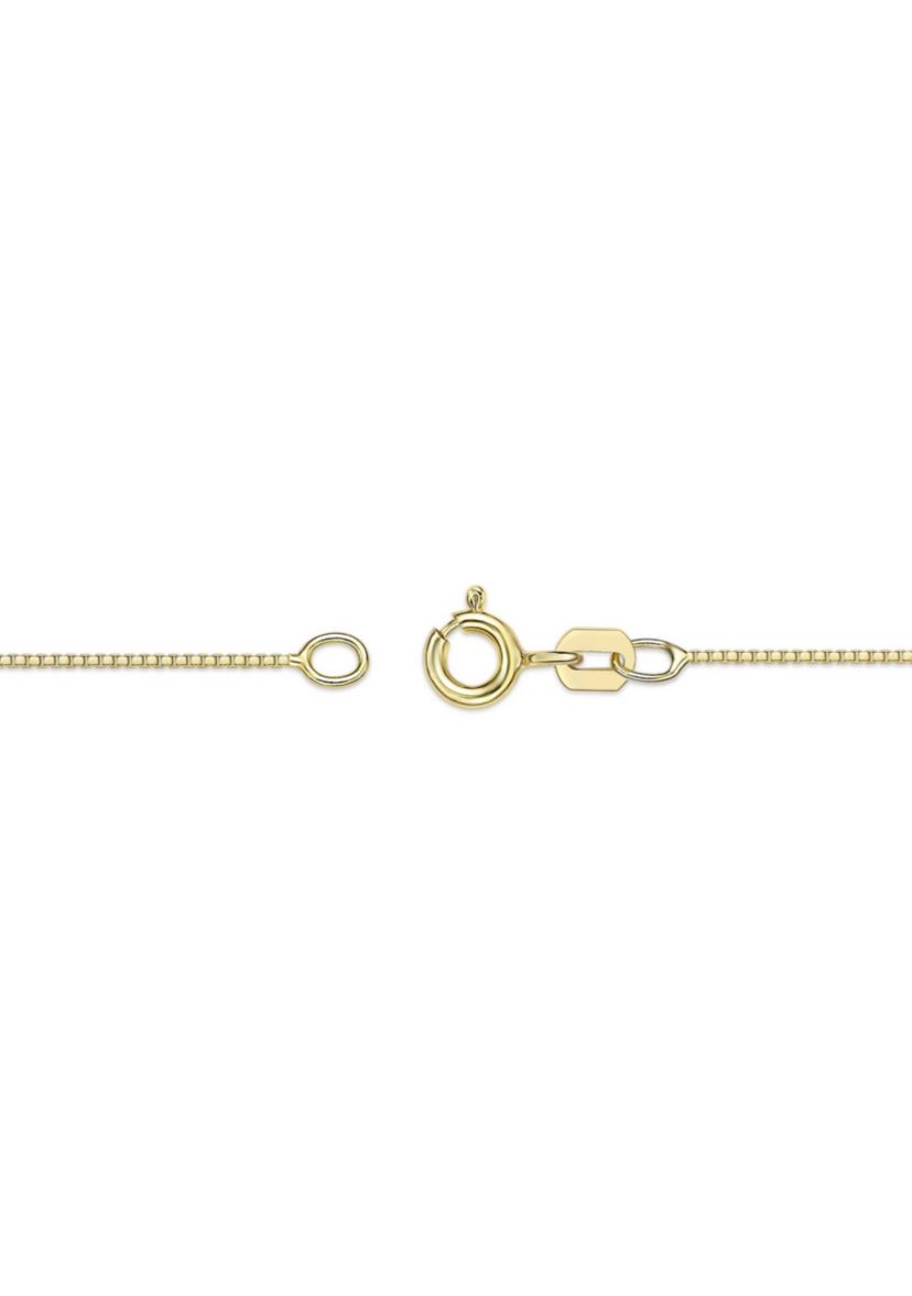 Garnet and White Topaz Pendant in 2 Micron Gold Plated Sterling Silver