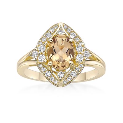 Gemminded Lab-Created Sapphire & Gemstone Ring in 2 micron 18k Gold-Plated Sterling Silver