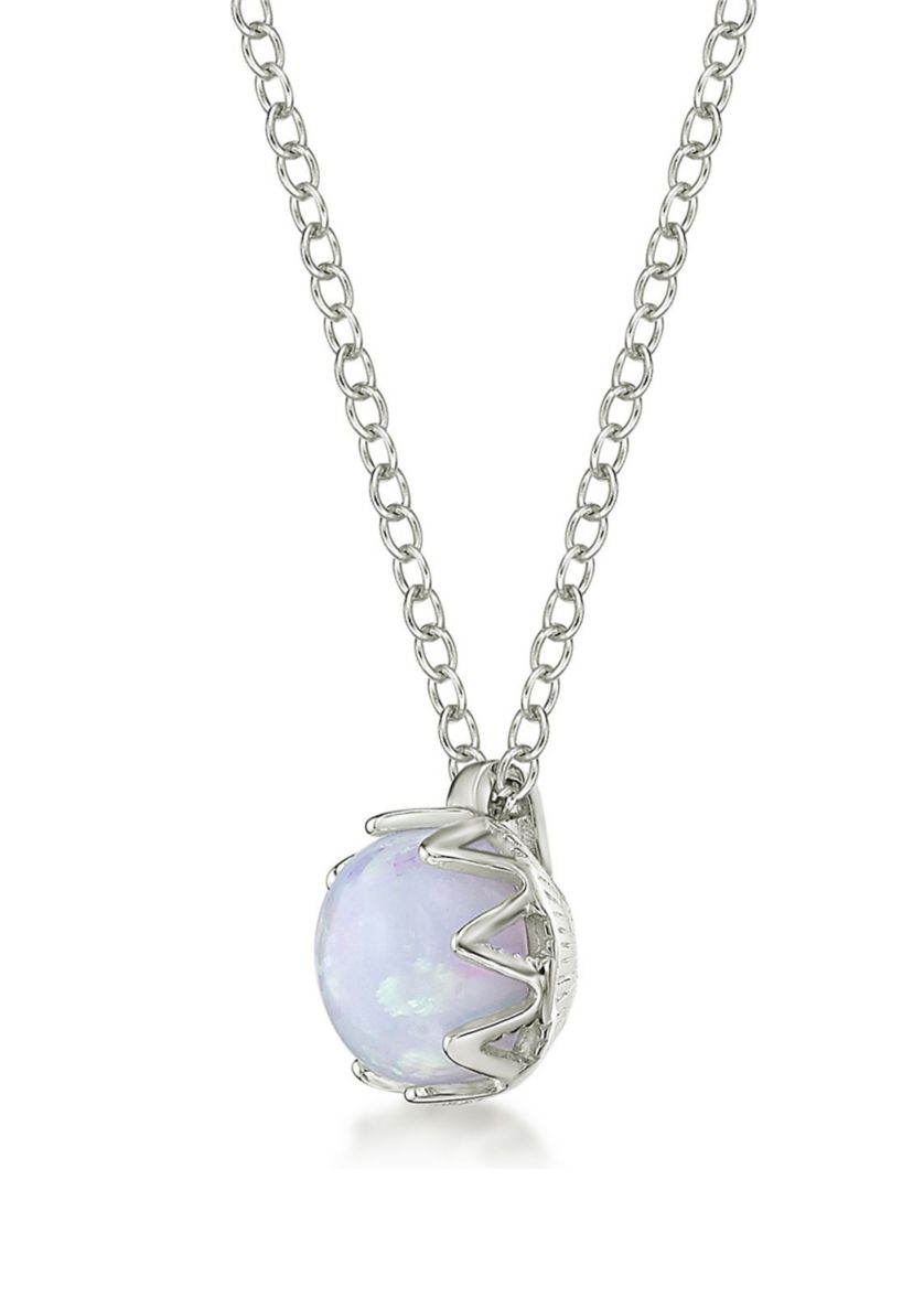 Lab Created 1.4 ct. t.w. Created Opal Pendant in Sterling Silver