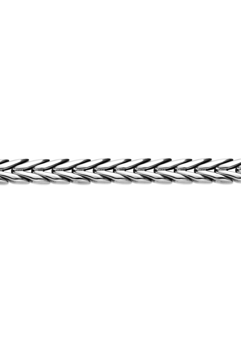 Stainless Steel 9mm Chevron Bracelet in 9"