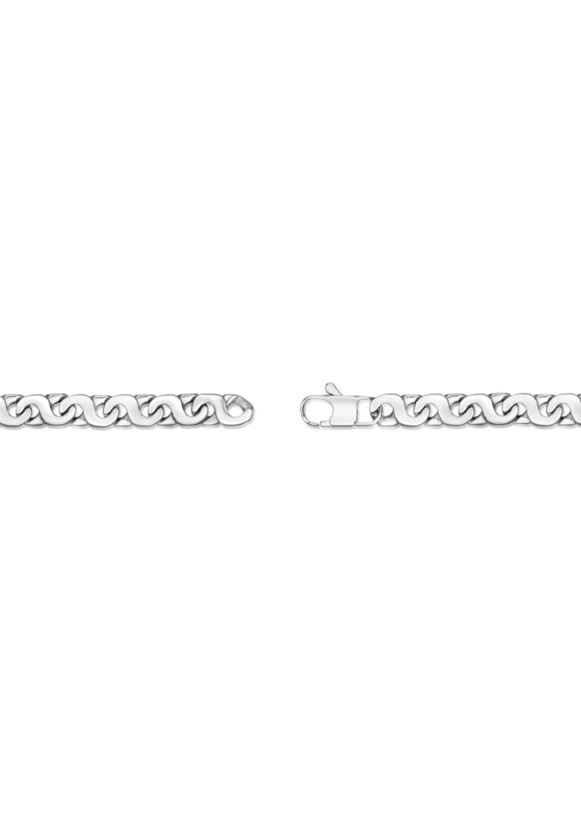 Stainless Steel 9mm Link Chain Bracelet in 8.5"