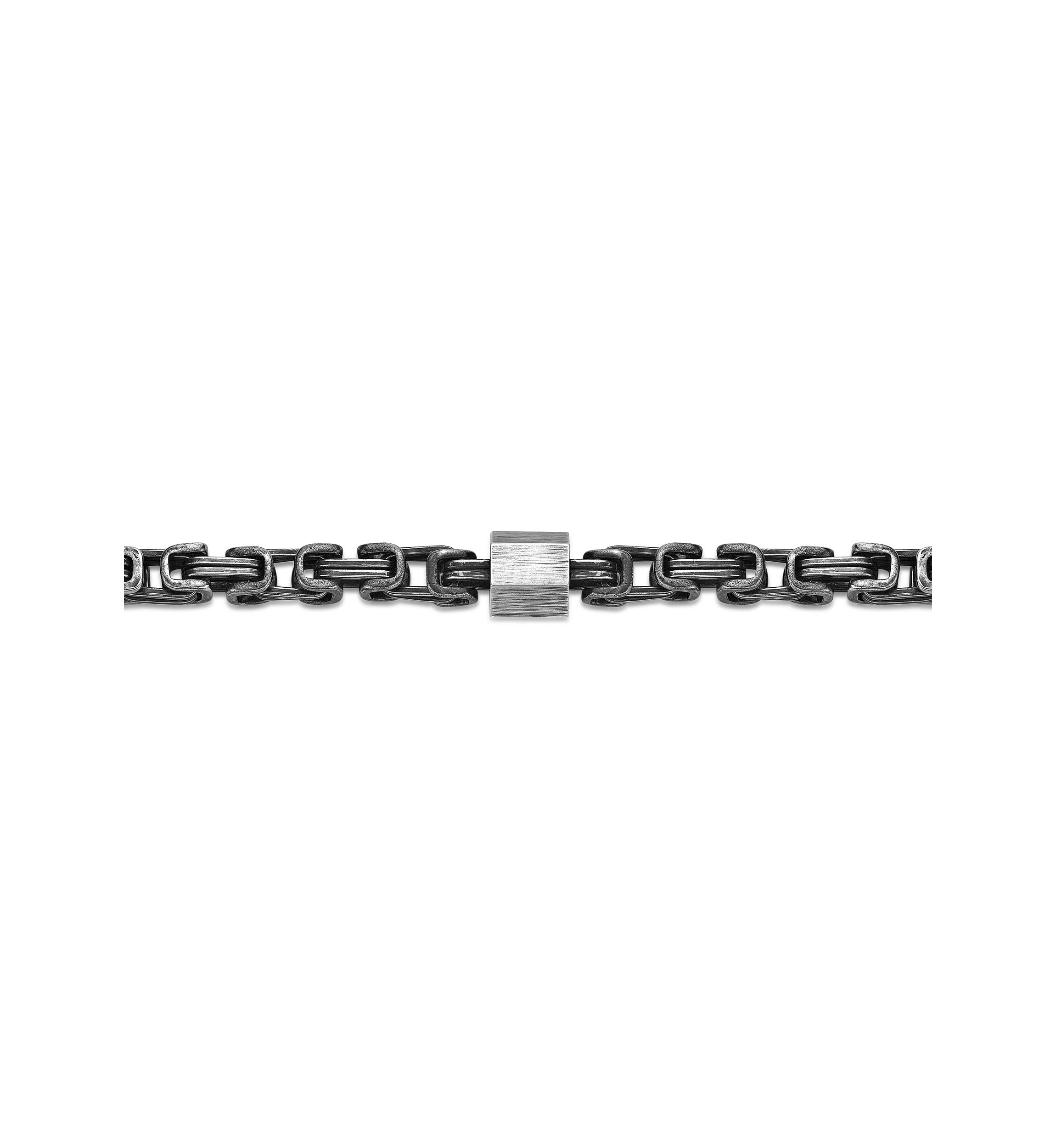 Stainless Steel Bracelet with  Antique Black Ip